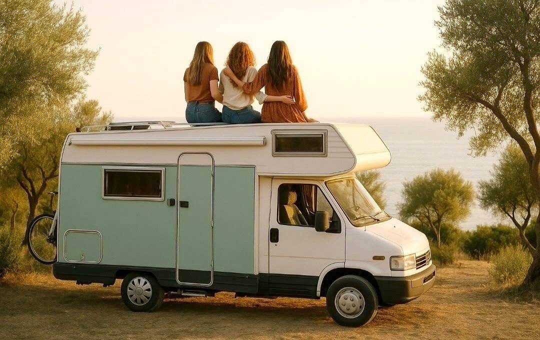 Vue avant de 3/4 Fiat Ducato 290 - Yescapa
