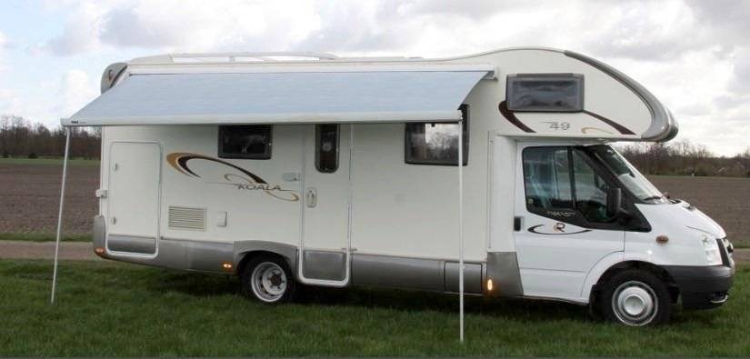 schräge Vorderansicht Ford - Yescapa