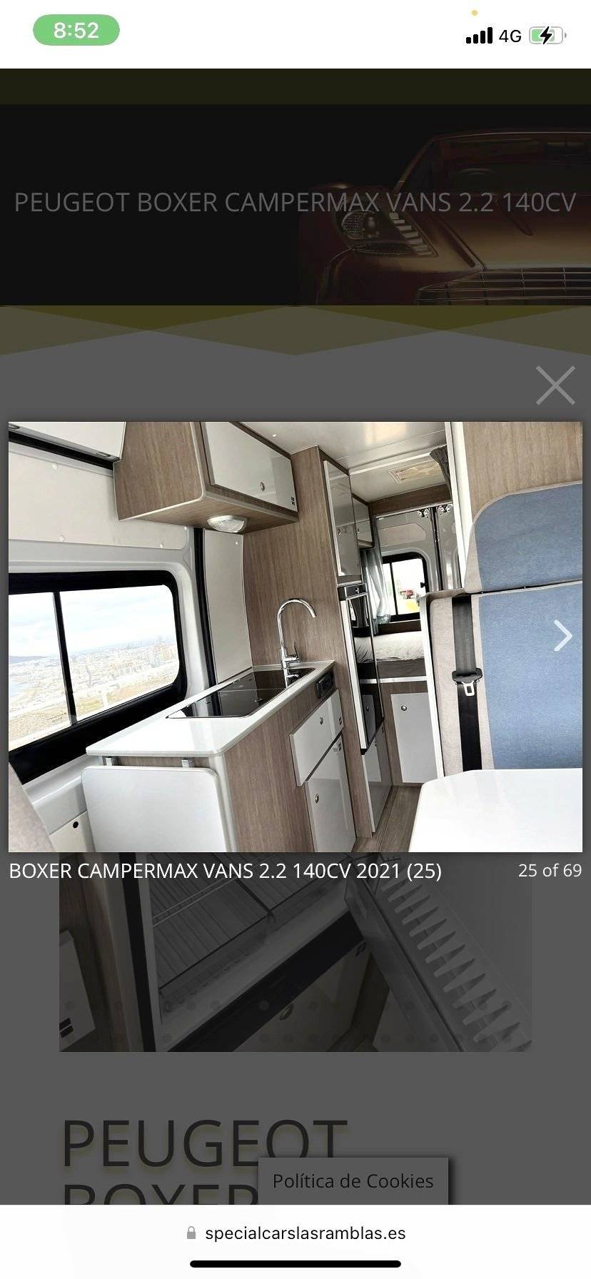 camper Peugeot Boxer