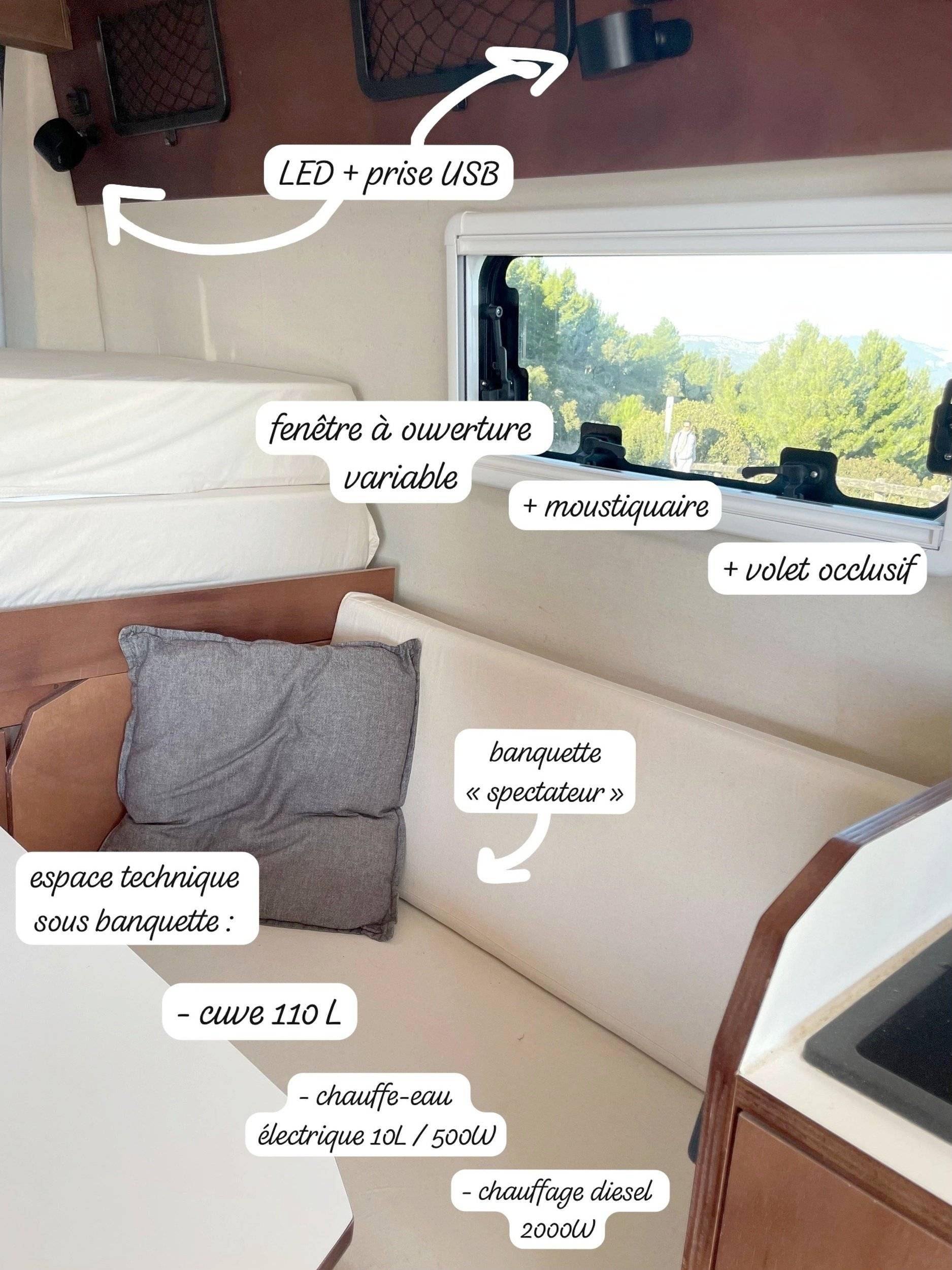 Área de jantar Citroën Citroën jumper 140 cv - Yescapa