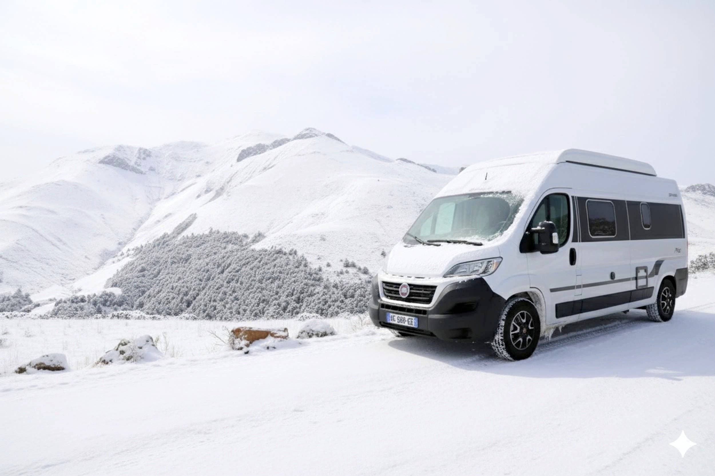 Vue avant de 3/4 Fiat Ducato 2,2 140cv - Yescapa