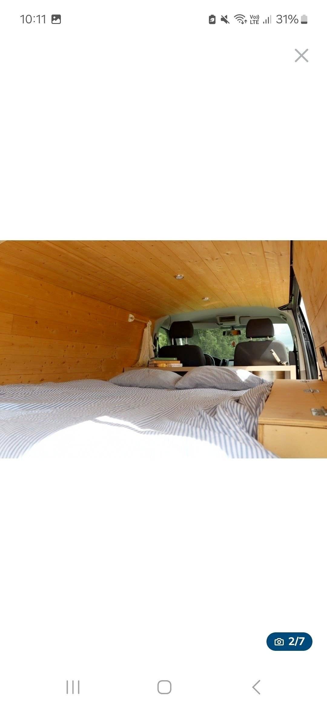 Slaapplaatsen Volkswagen TRANSPORTER T5 - Yescapa