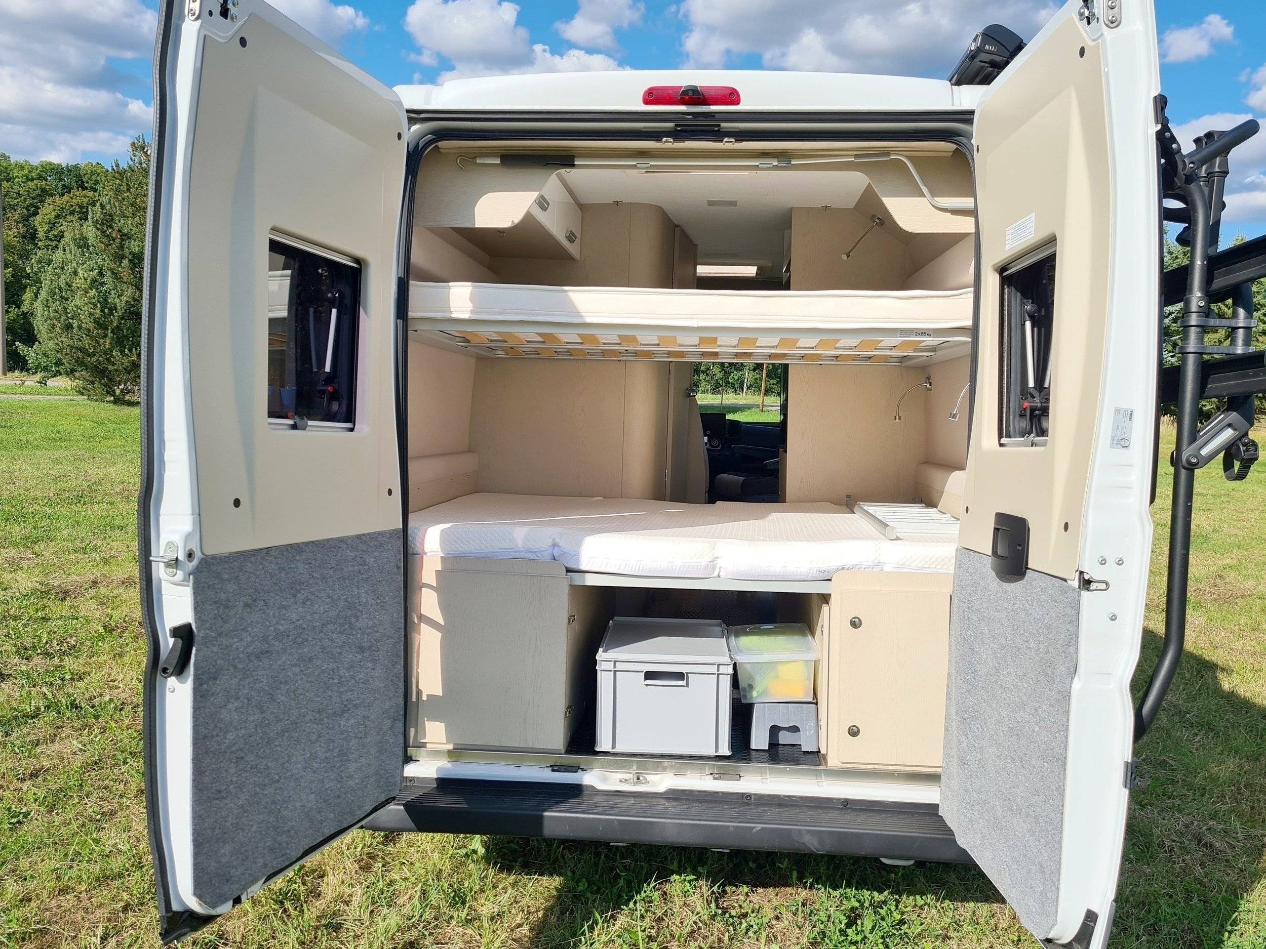 Plazas en cama Fiat Ducato - Yescapa