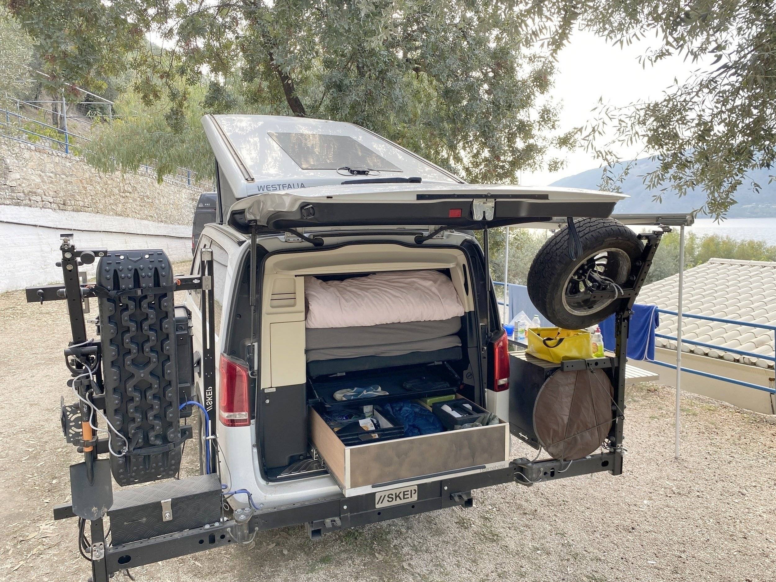 Couchages Mercedes MARCO POLO 190Cv 4x4 - Yescapa