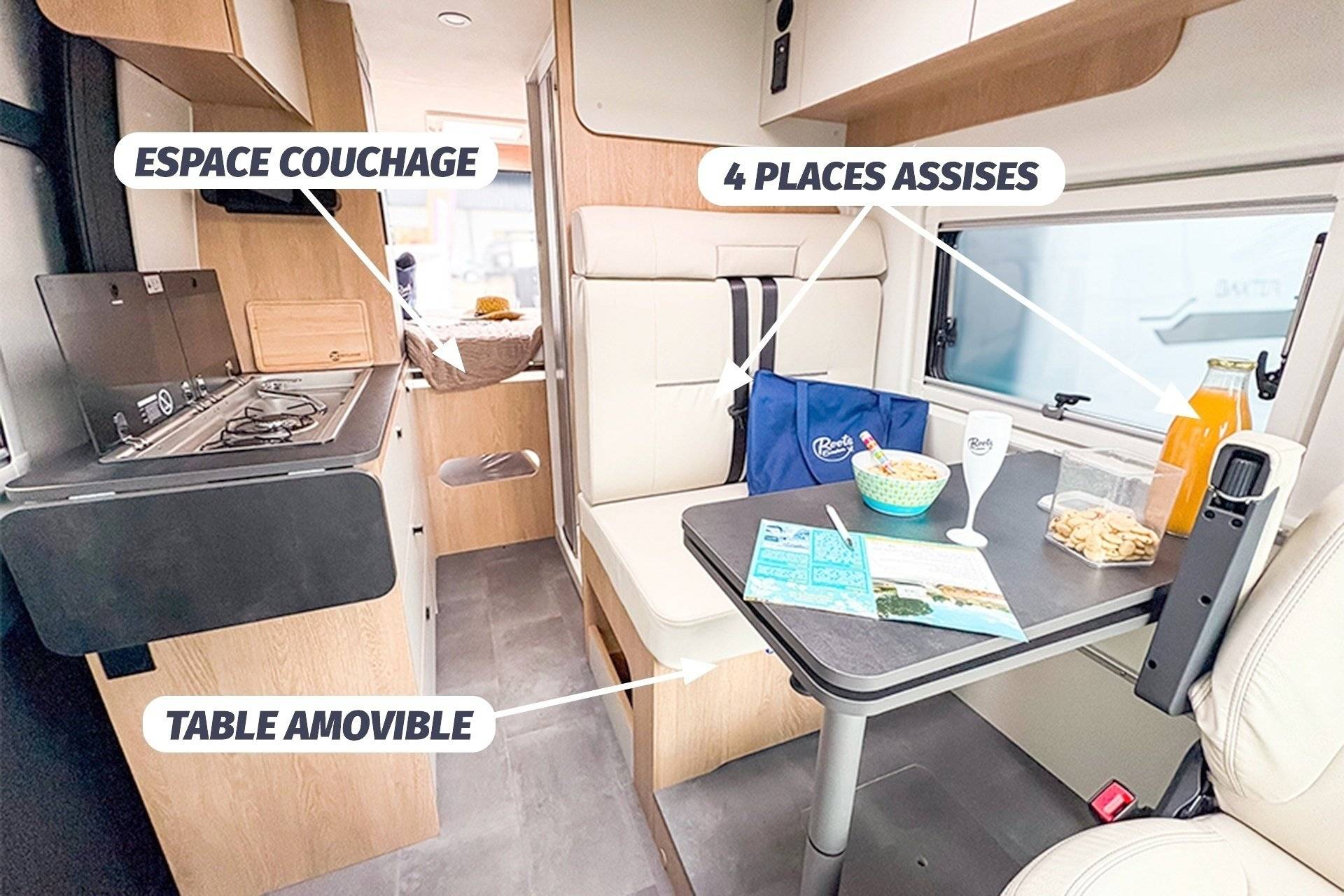 Dinette Citroën Citroën jumper - Yescapa