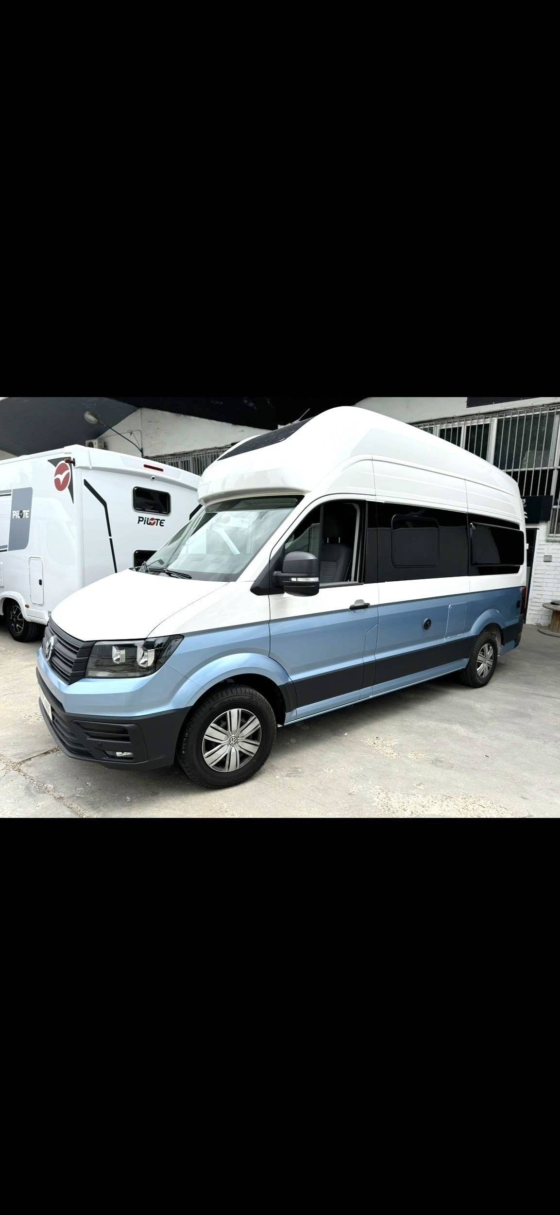 Vista de 3/4 Volkswagen Gran California - Yescapa