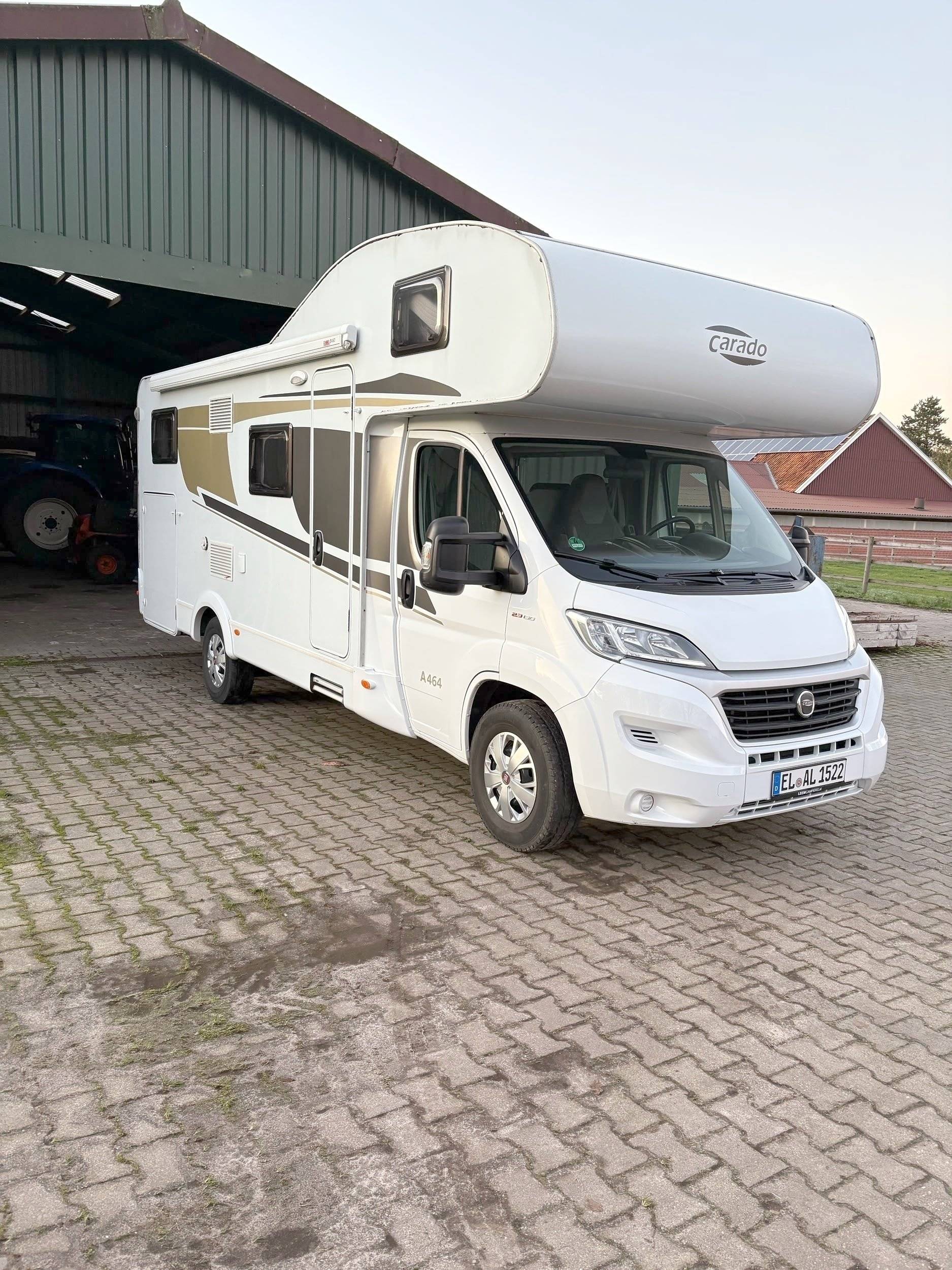 Voorkant 3/4 Fiat - Yescapa