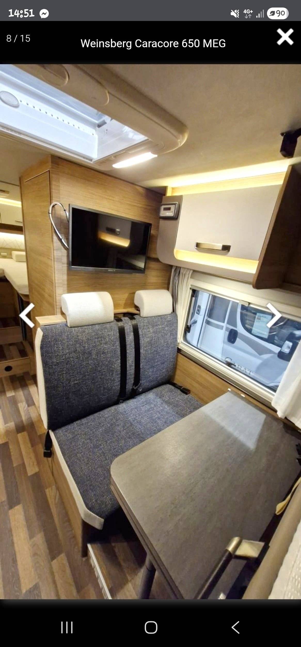 Dining Area Fiat - Yescapa