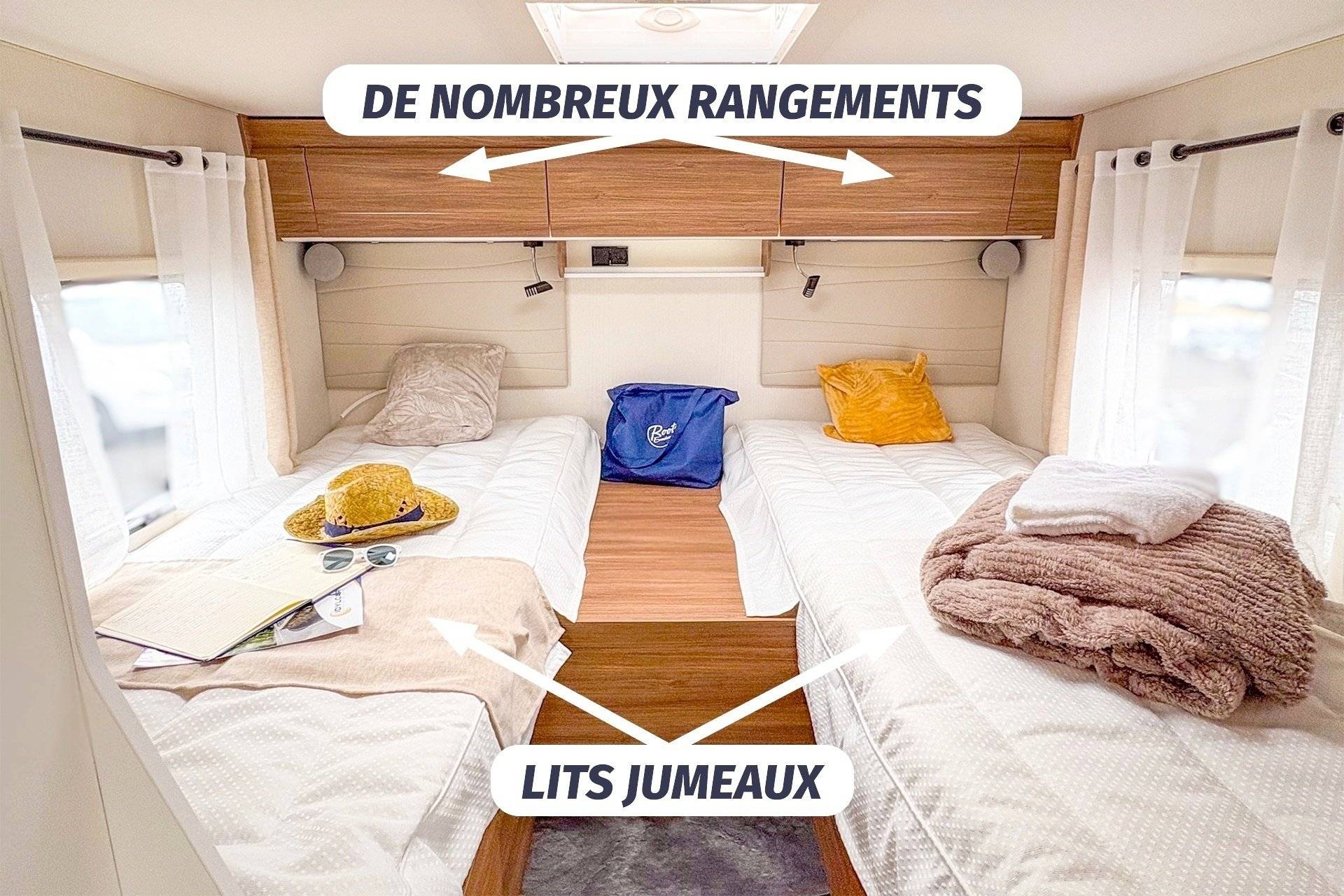 Couchages Fiat - Yescapa