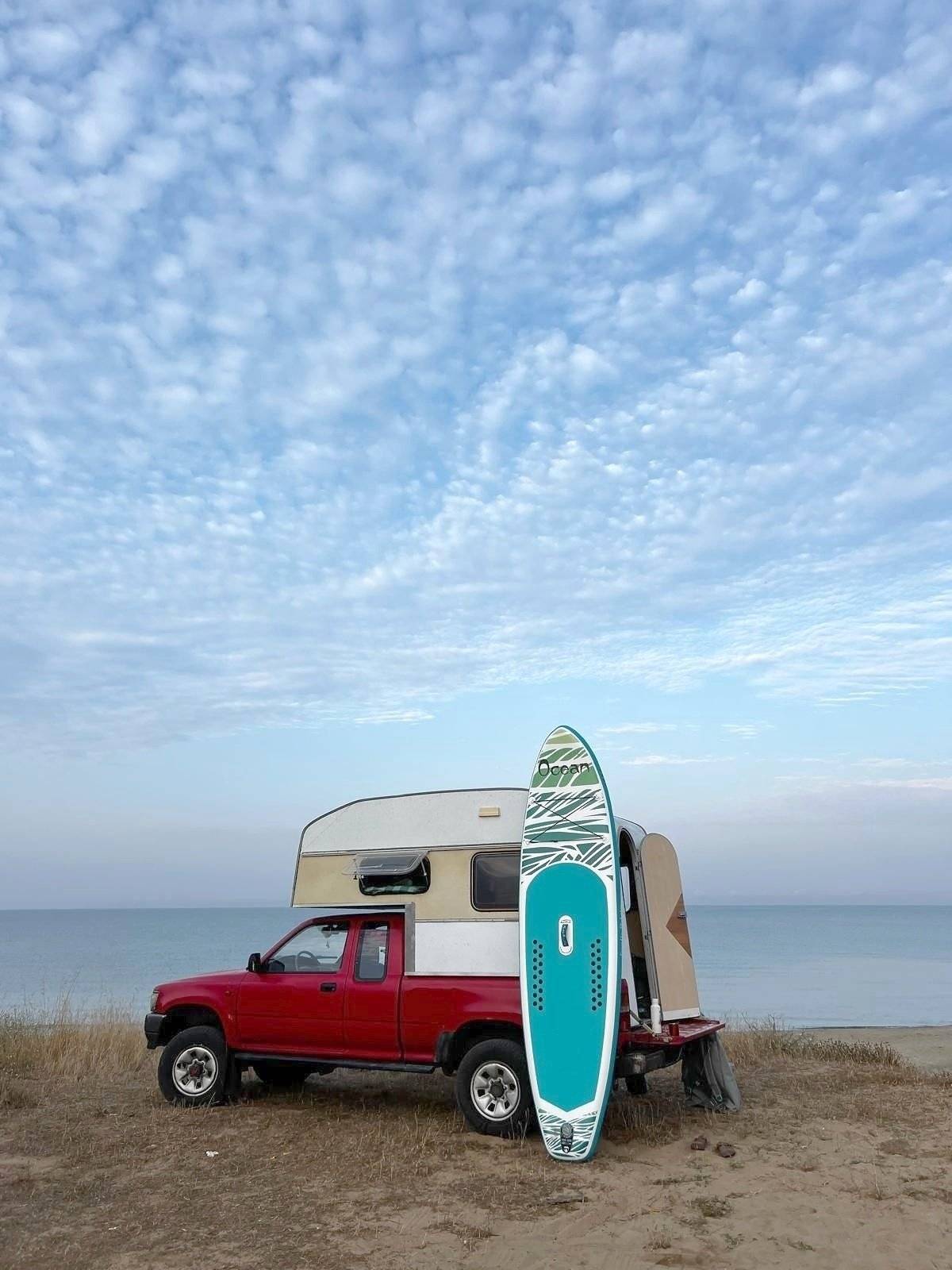 Voorkant 3/4 Toyota Toyota Hylux 4X4 - Yescapa