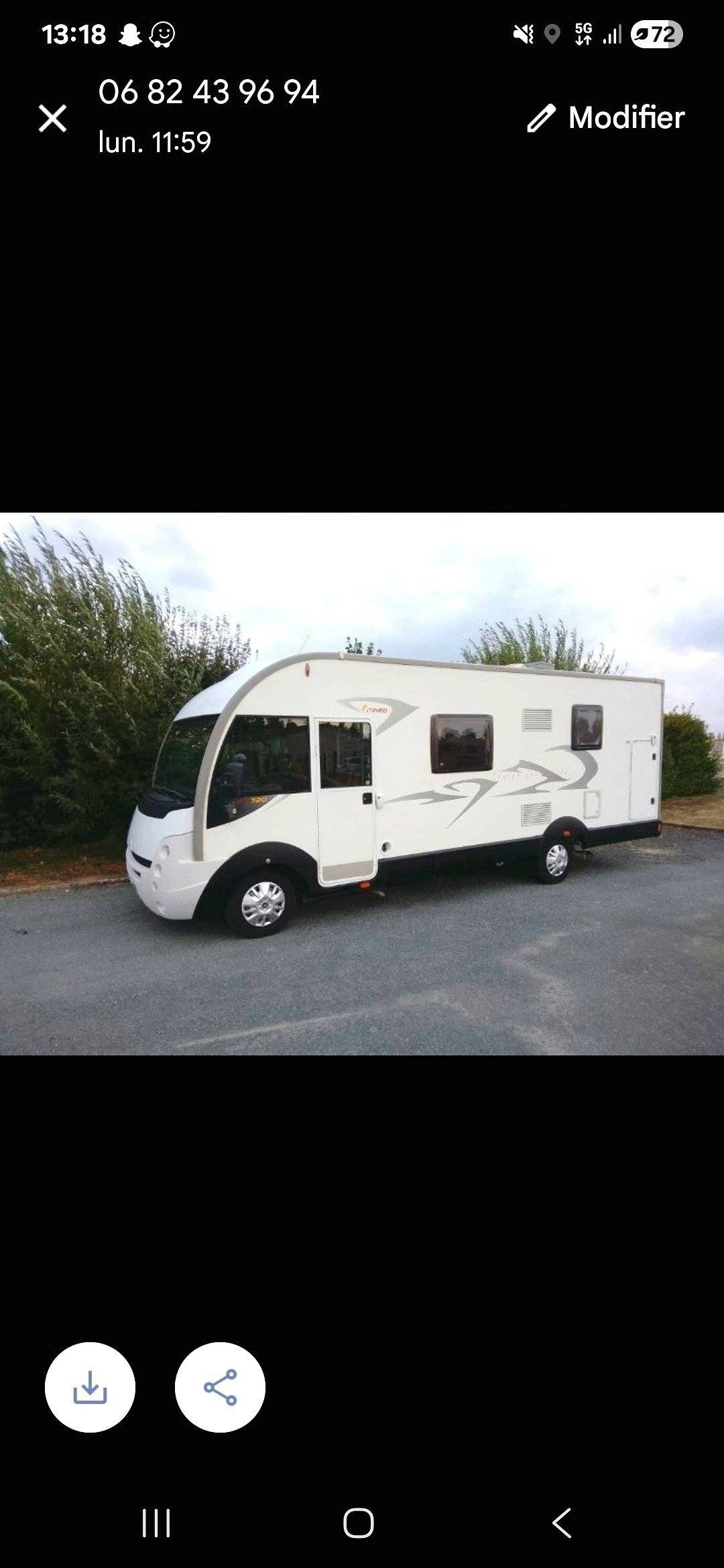 Front view from 3/4  - Yescapa