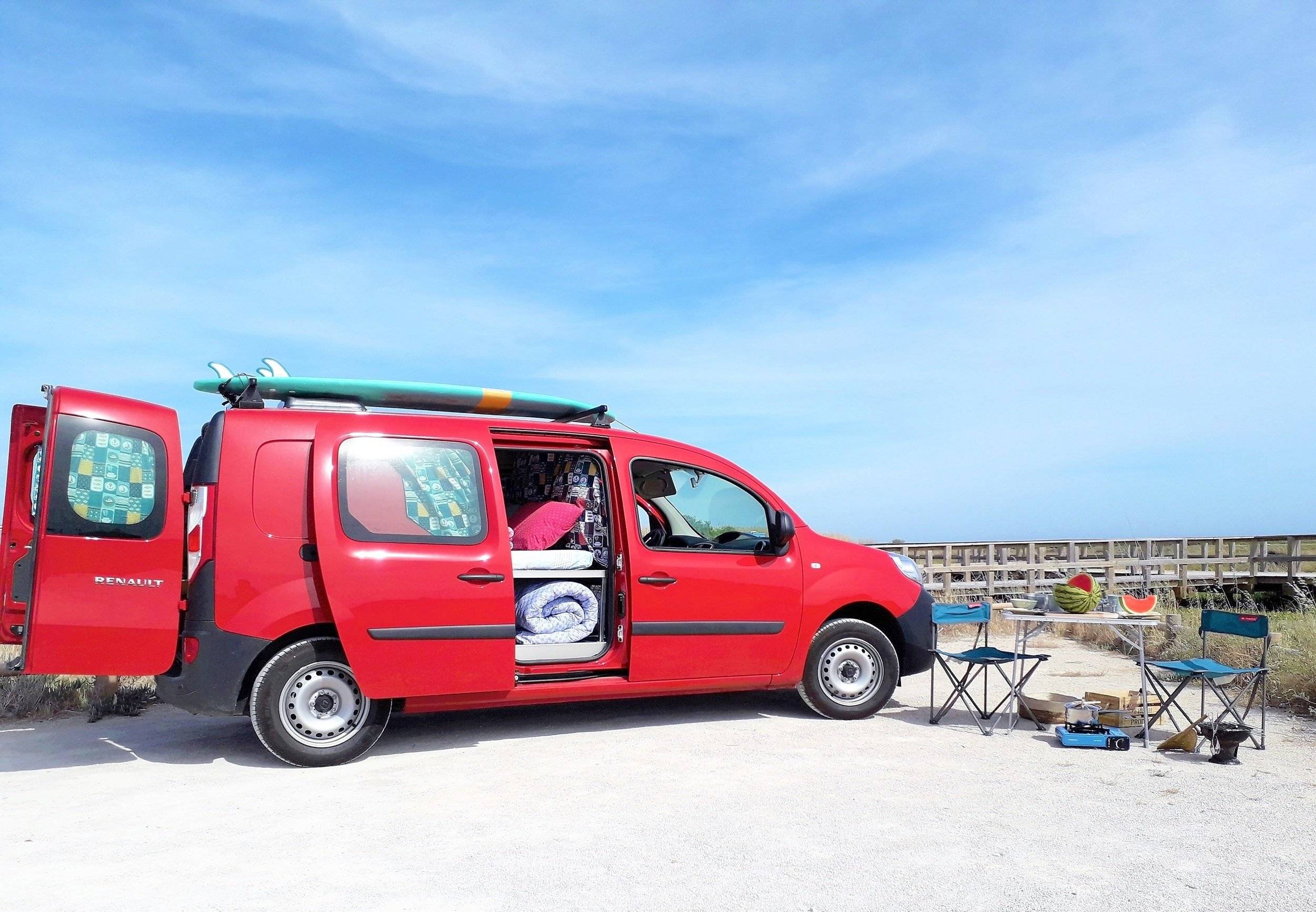 schräge Vorderansicht Renault (Kangoo) - Yescapa