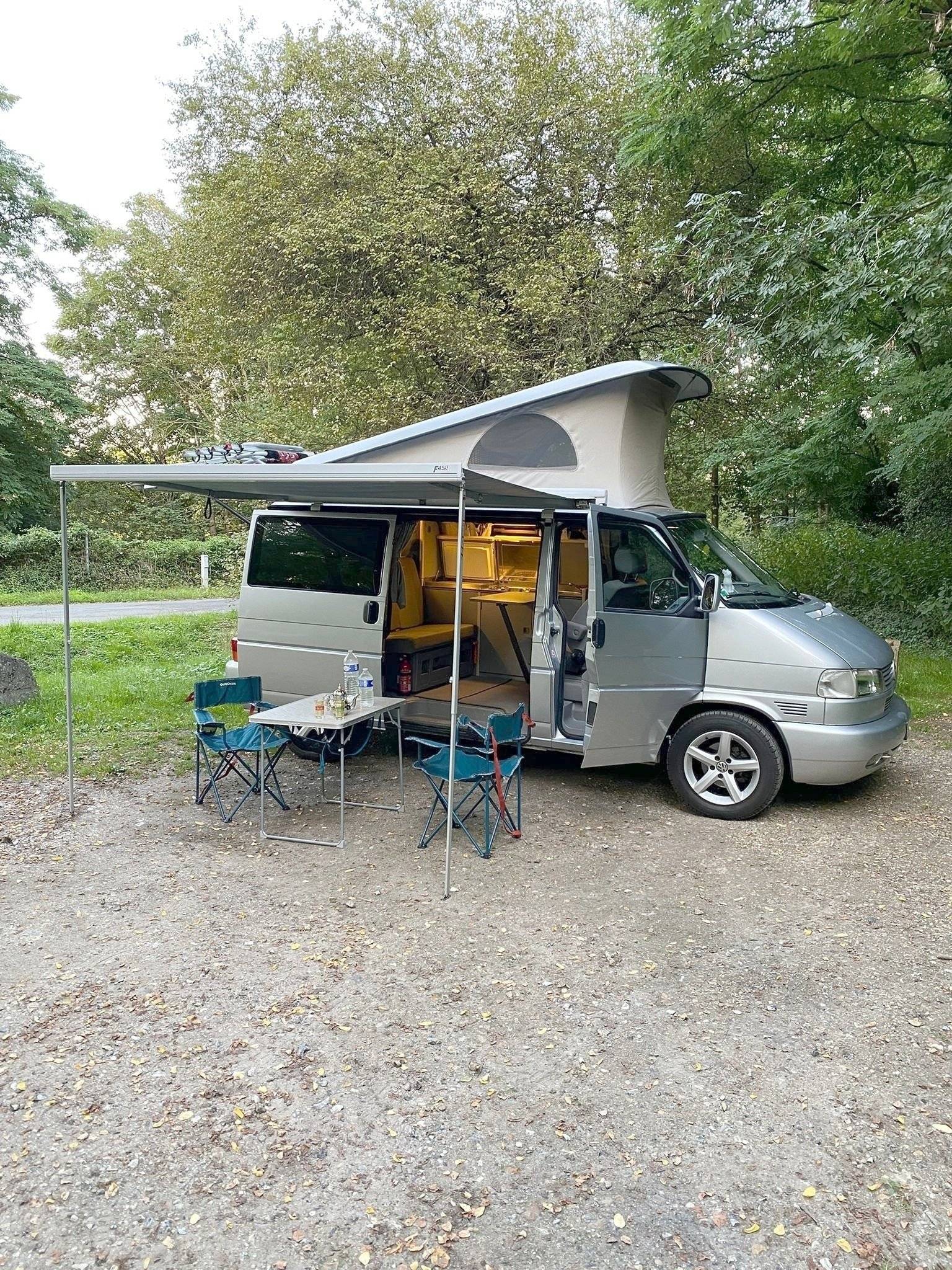 Voorkant 3/4 Volkswagen T4 california - Yescapa