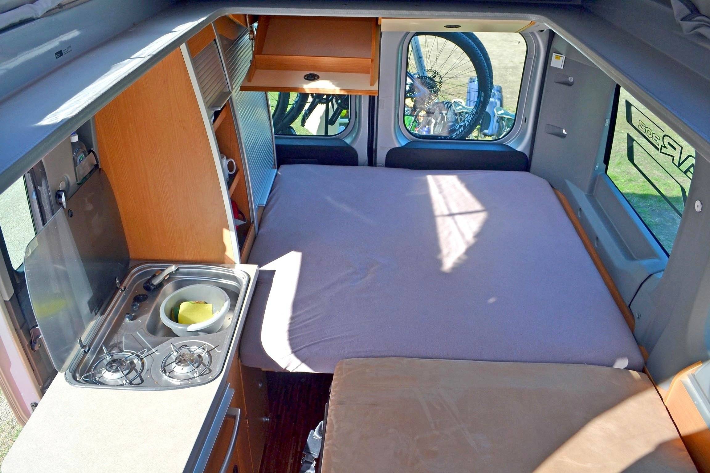 Couchages Fiat Ducato 2,3 l 120 ch - Yescapa