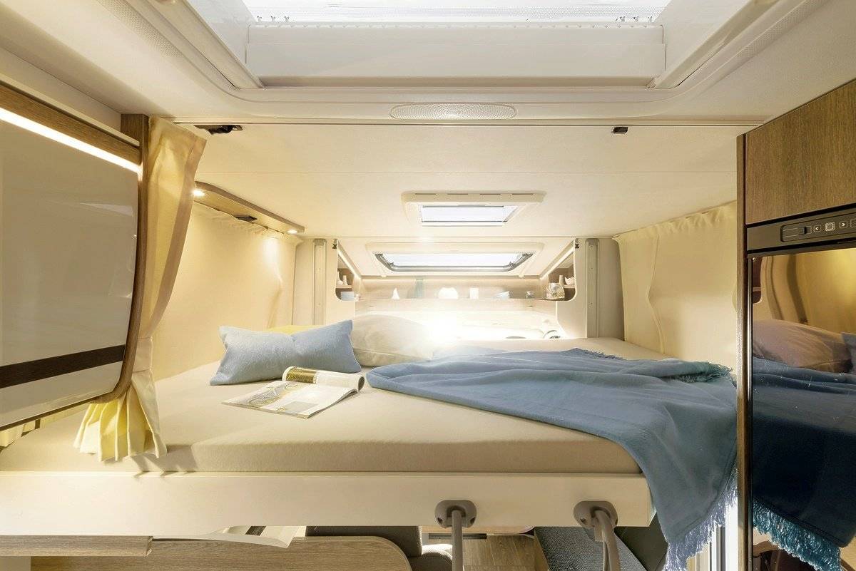 Plazas en cama Dethleffs Trend T 7057 EB - Yescapa
