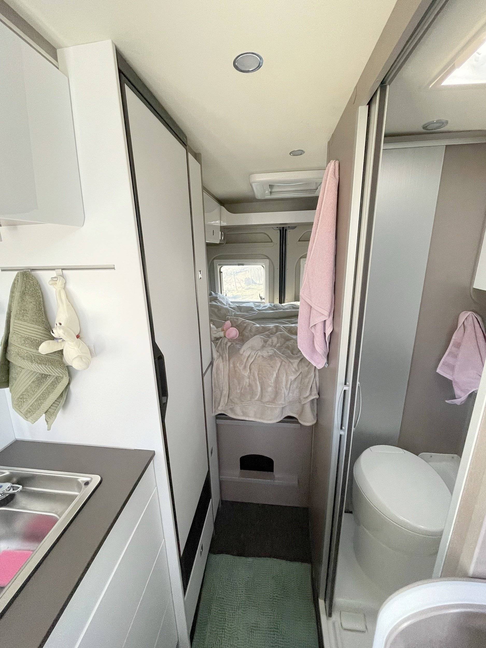 slaapplaatsen Fiat ELISEO - Yescapa