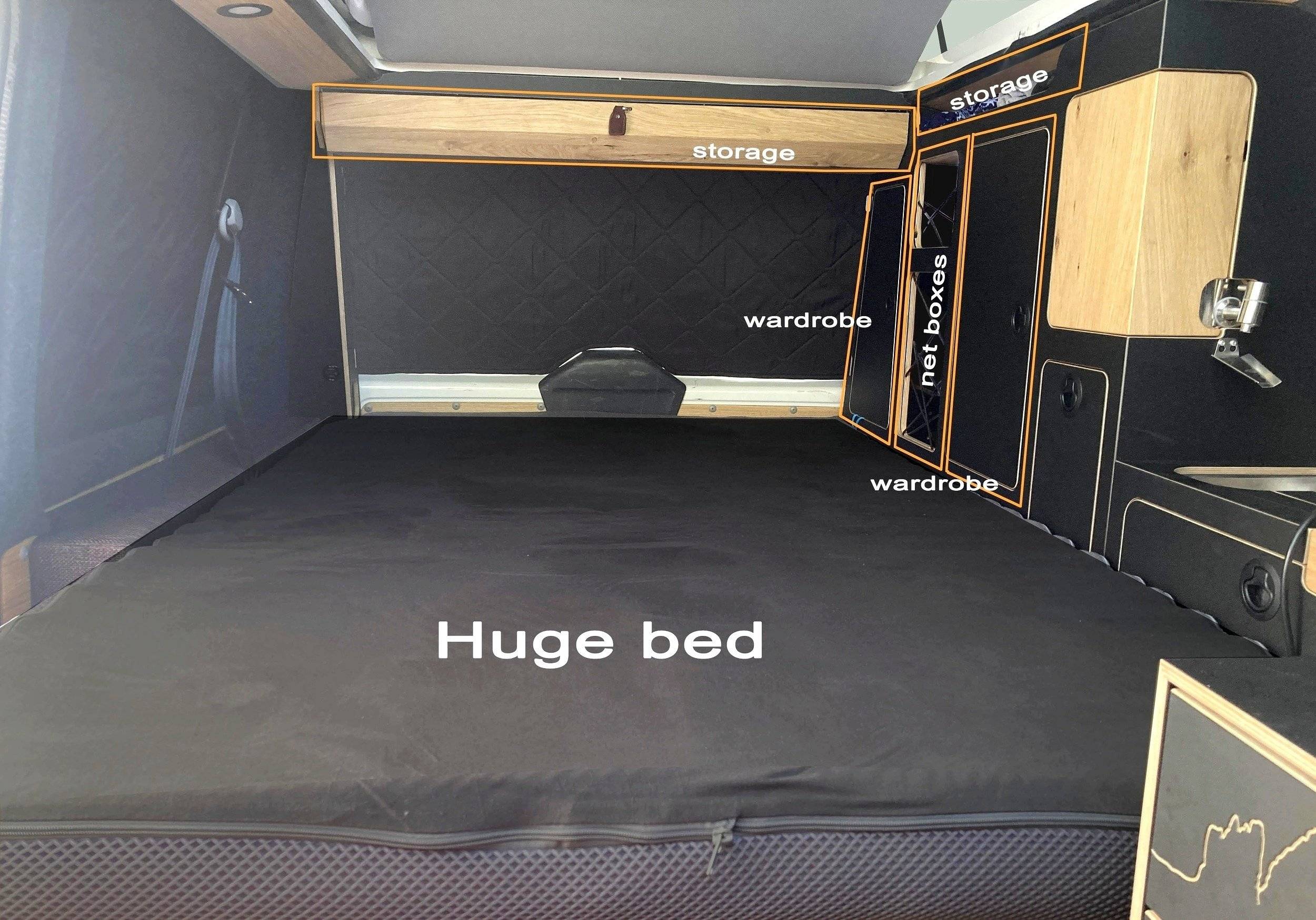 Berth Volkswagen Volkswagen T6 - Yescapa