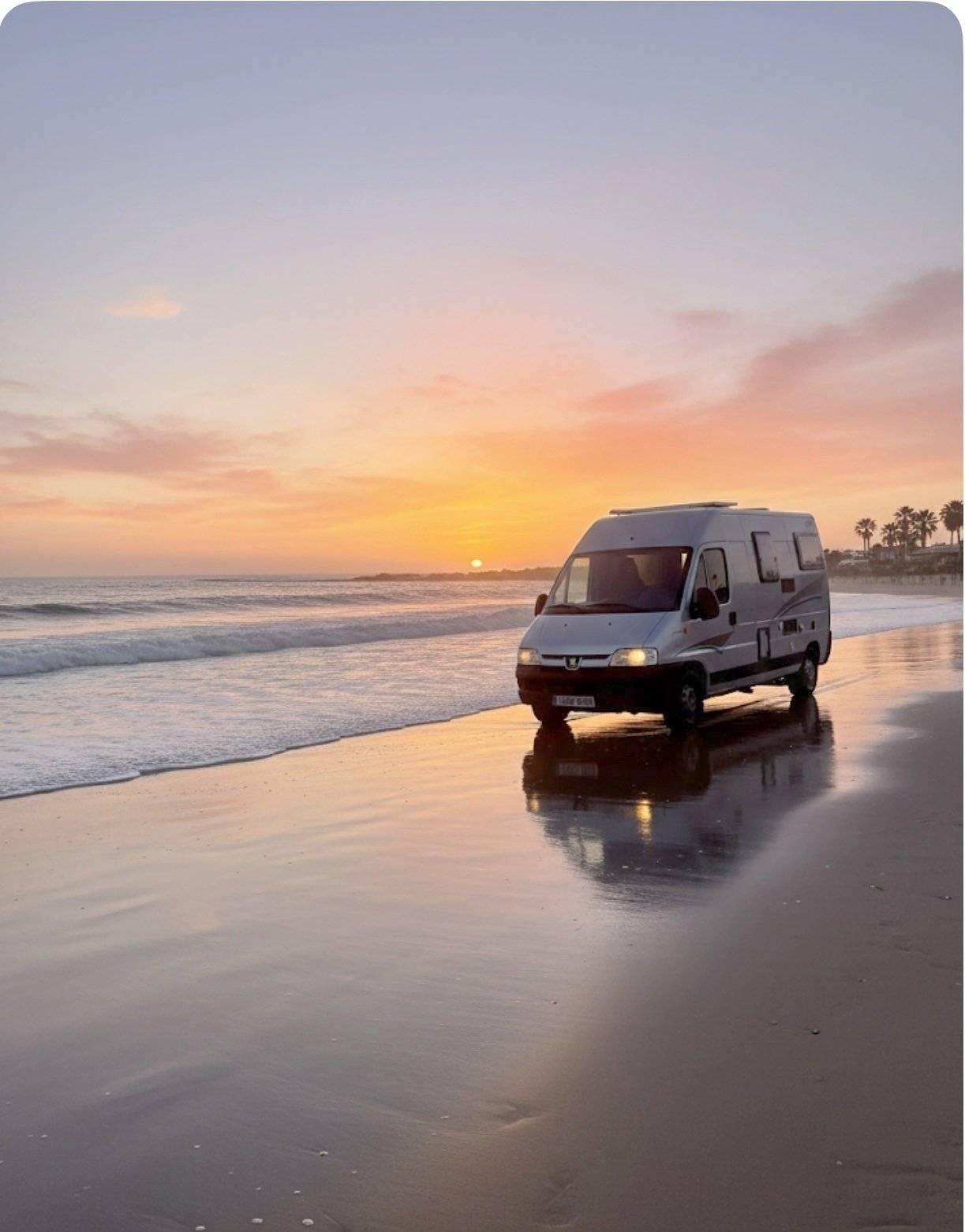 Vista del vehículo ángulo delantero Peugeot Boxer - Yescapa