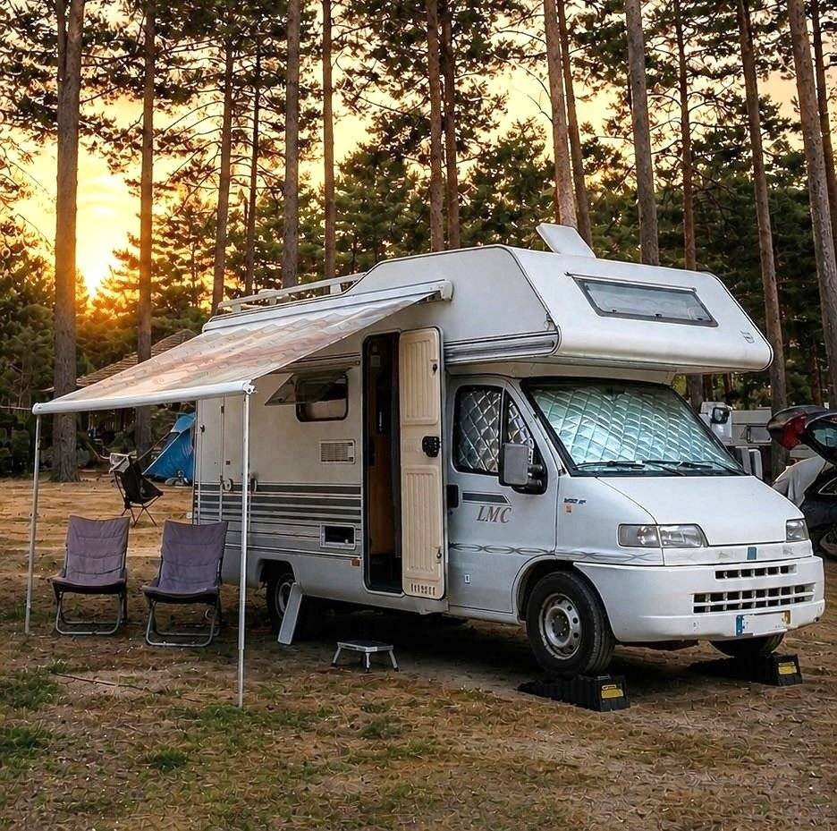 Front view from 3/4 Fiat - Yescapa