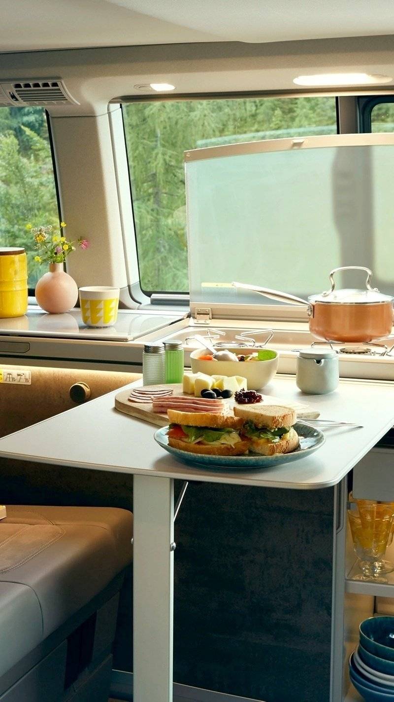 Coin cuisine Volkswagen VOLKSWAGEN CALIFORNIA - Yescapa
