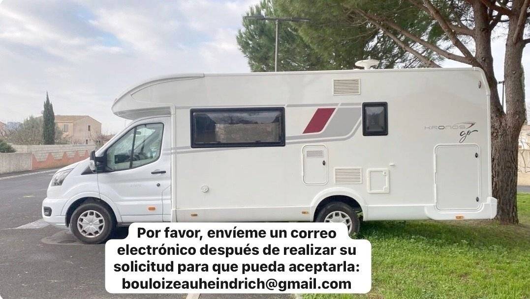 Voorkant 3/4 Ford Ford 170 CV - Yescapa