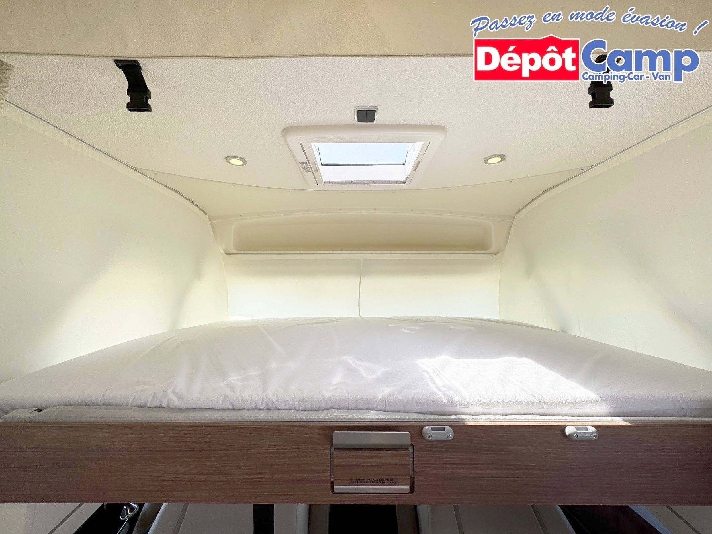 Couchages Fiat Ducato 2.3l 140cv ad blue - Yescapa