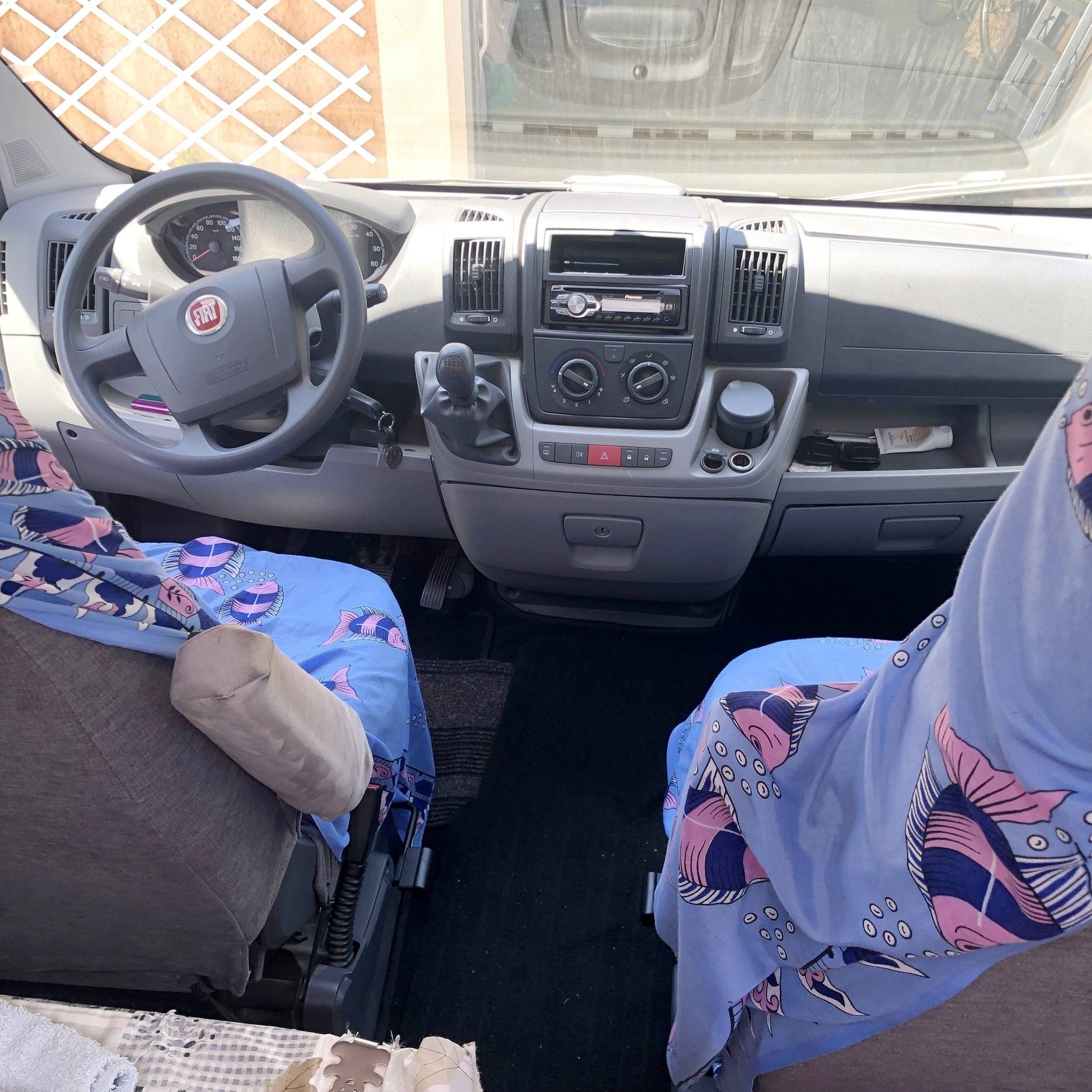 Schlafplätze Fiat - Yescapa