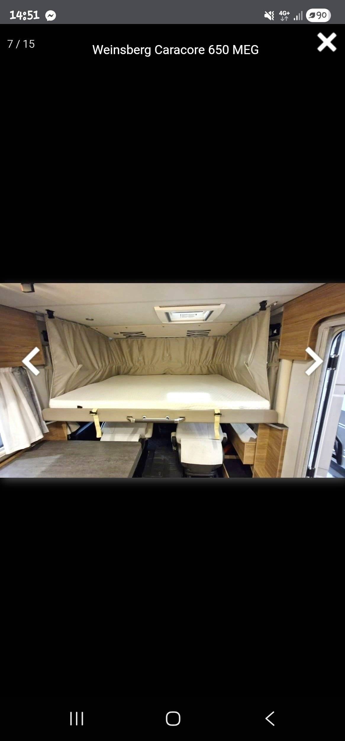 Berth Fiat - Yescapa