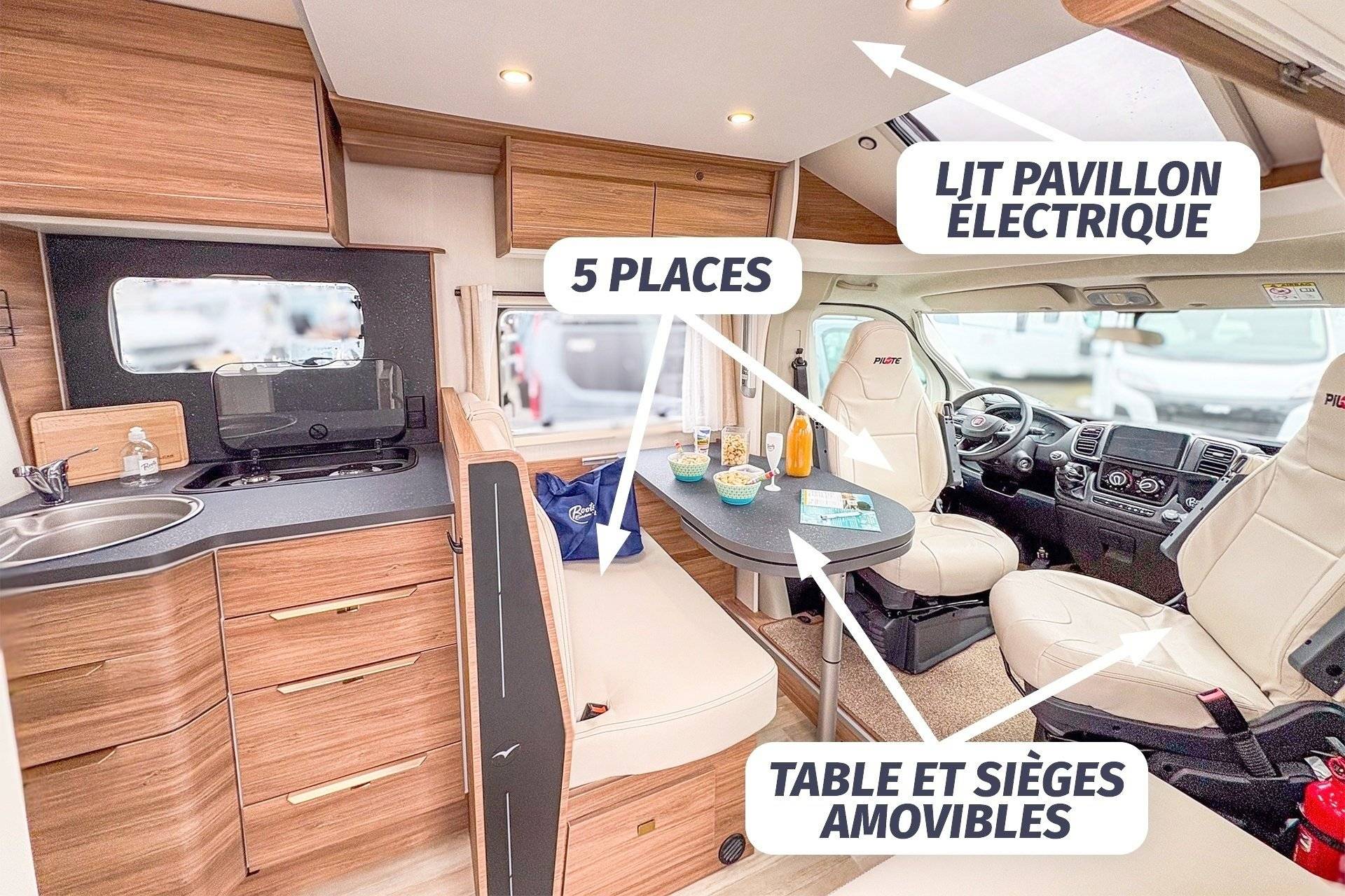 Coin repas Fiat - Yescapa