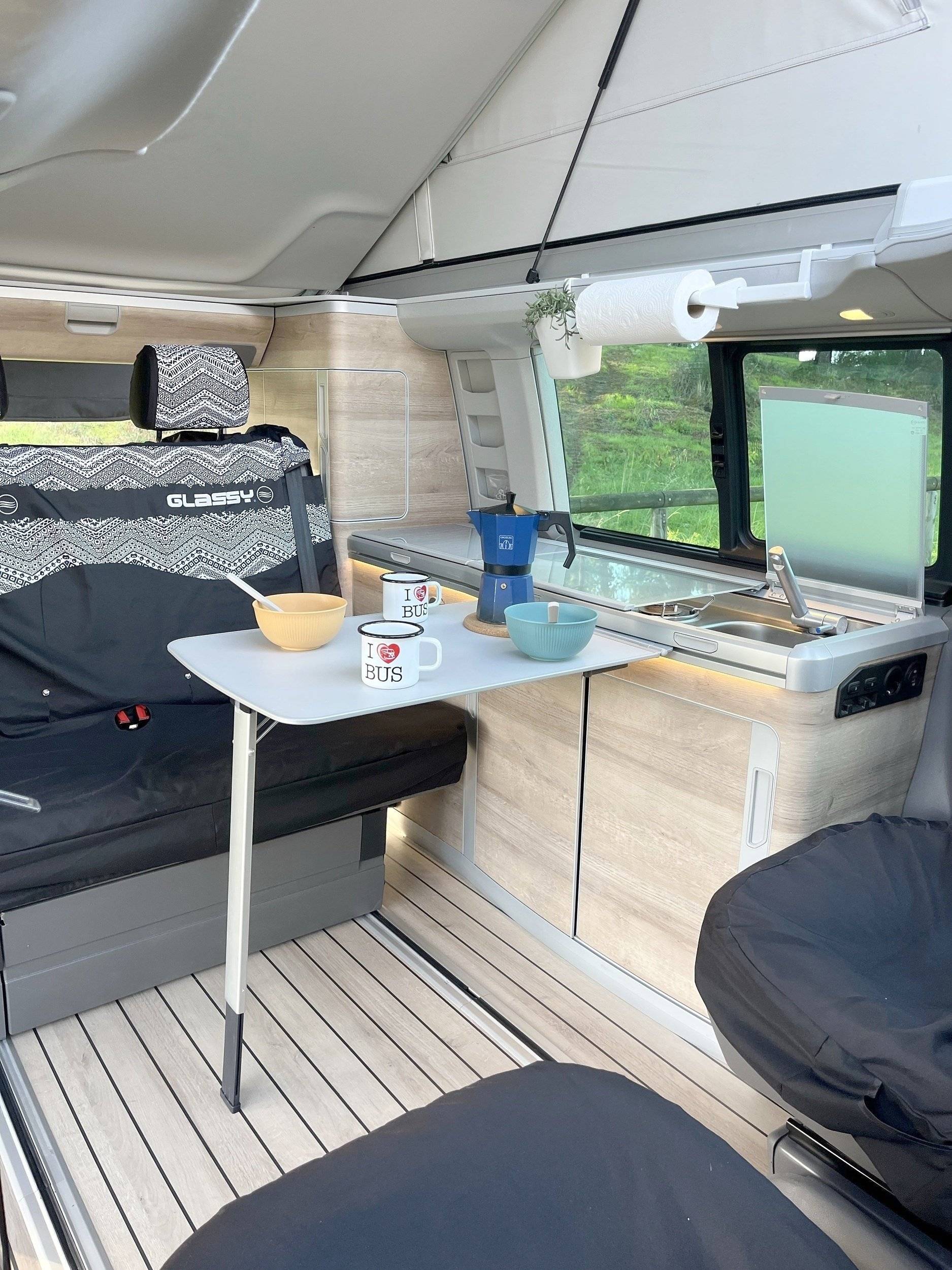Coin repas Volkswagen California 4Motion T6.1 DSG Coast - Yescapa