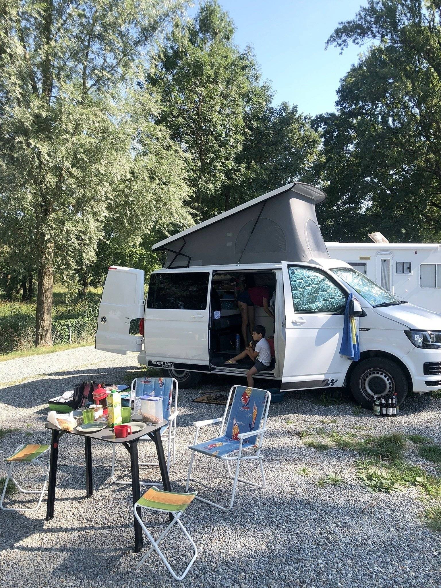 rider van Volkswagen Transporter