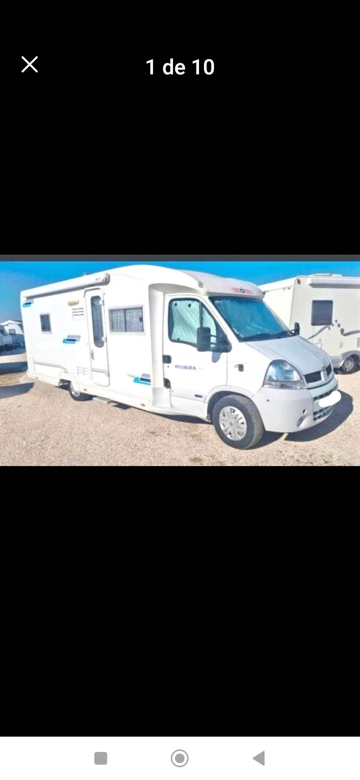 Vista de 3/4 Renault - Yescapa
