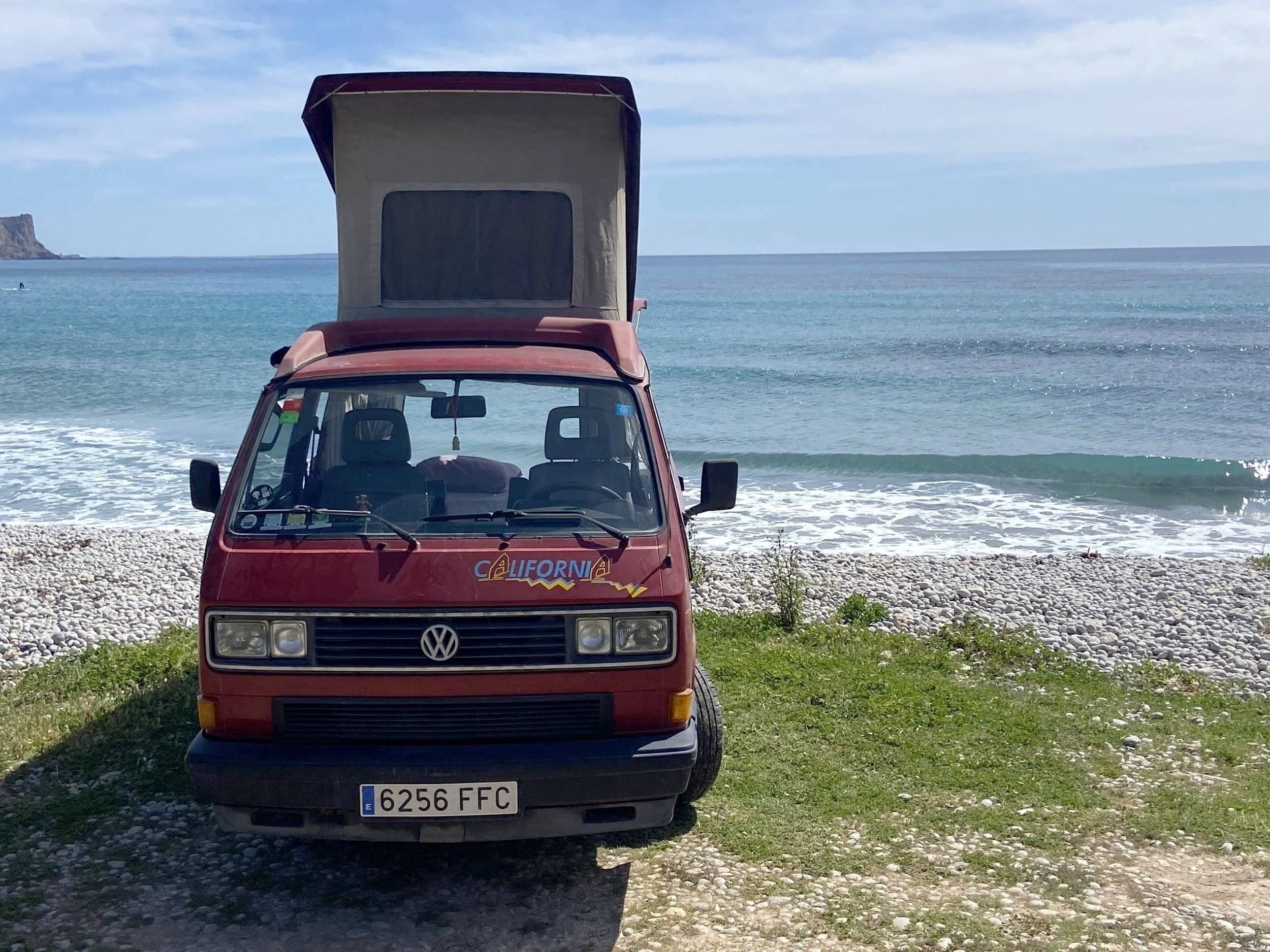 Vista del vehicle angle davanter  - Yescapa