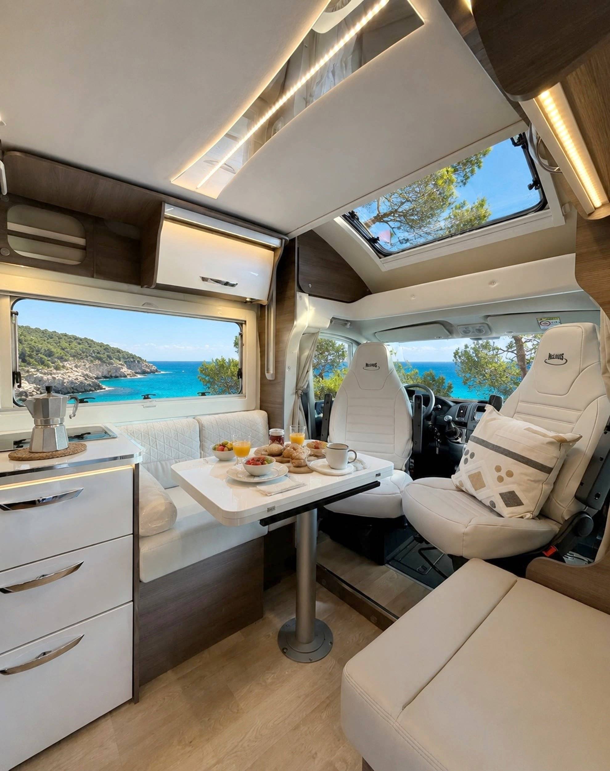 Dinette Fiat Ducato 2,3 l Multijet 130 ch. - Yescapa
