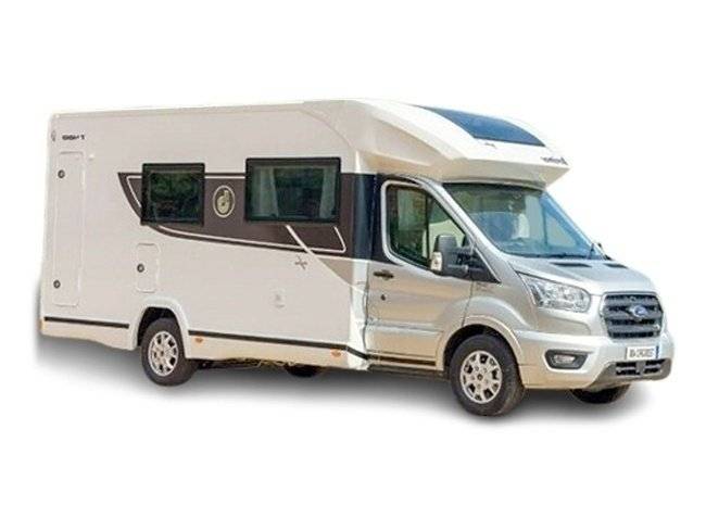 Vista del vehicle angle davanter Ford Transit 2,0 l 130 ch - Yescapa