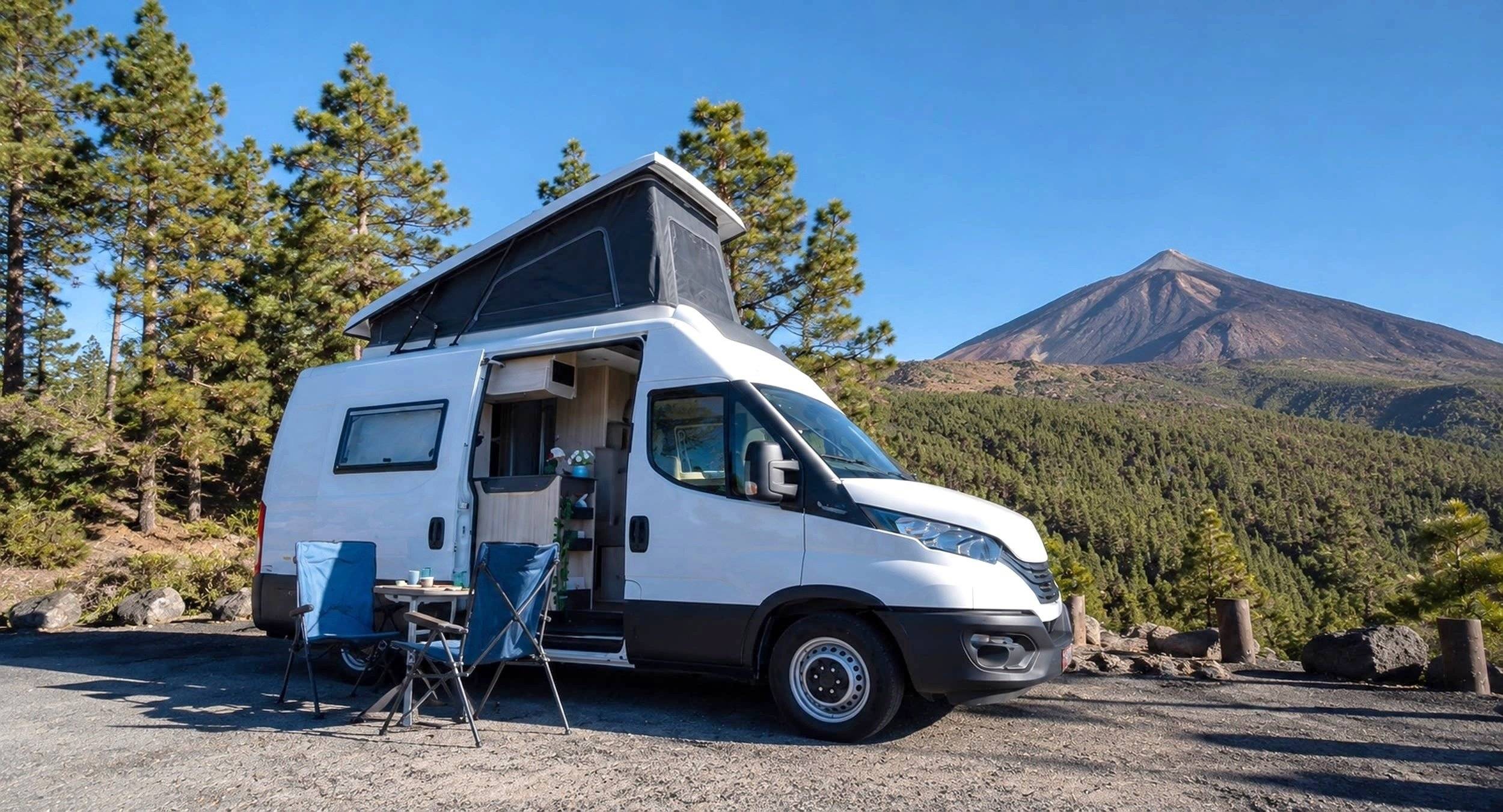 Vista de 3/4 Iveco Daily 2,3 l 156 ch - Yescapa