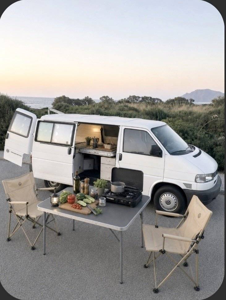 Vista frontale a ¾ Volkswagen - Yescapa