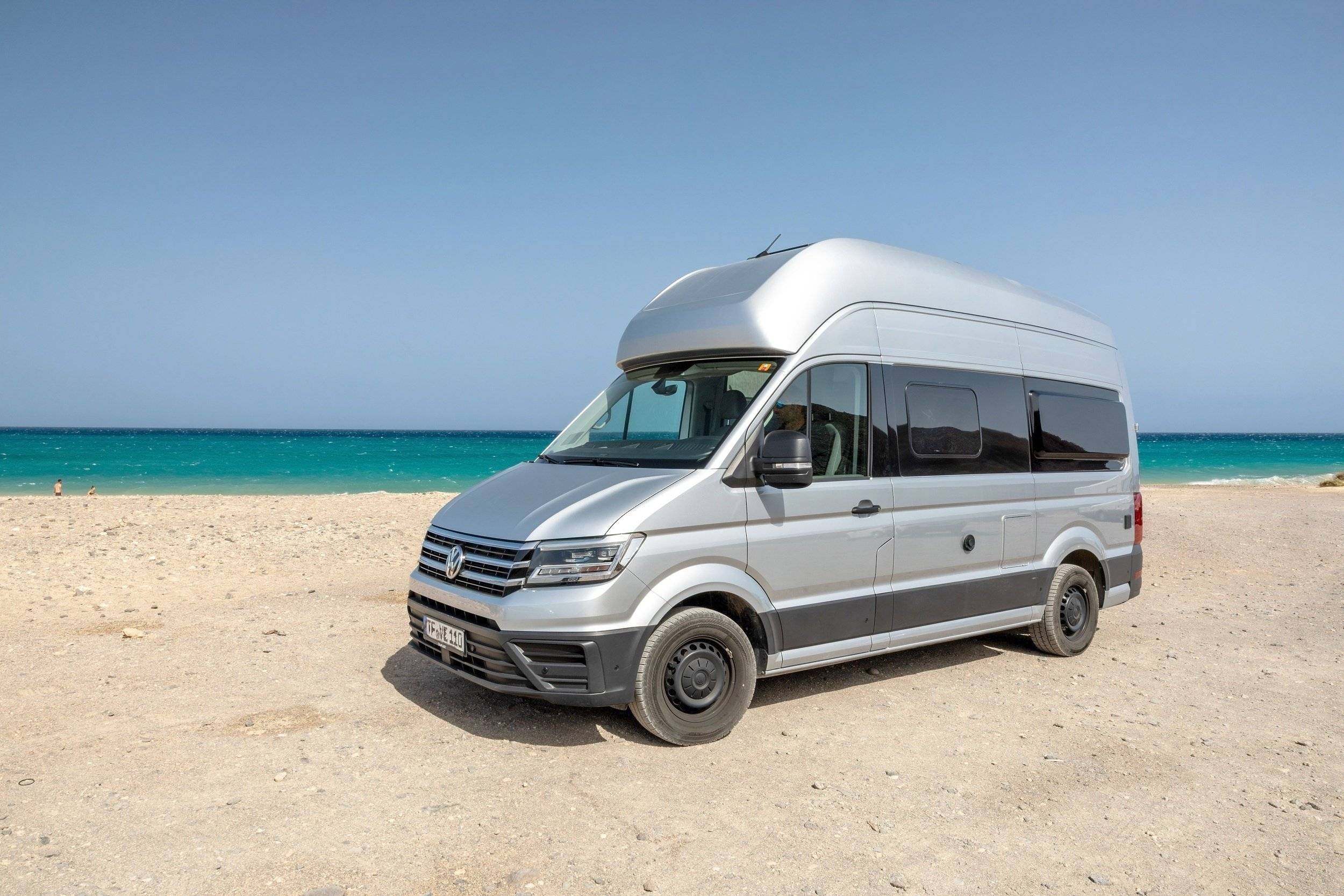 Vue avant de 3/4 Volkswagen Gran California - Yescapa