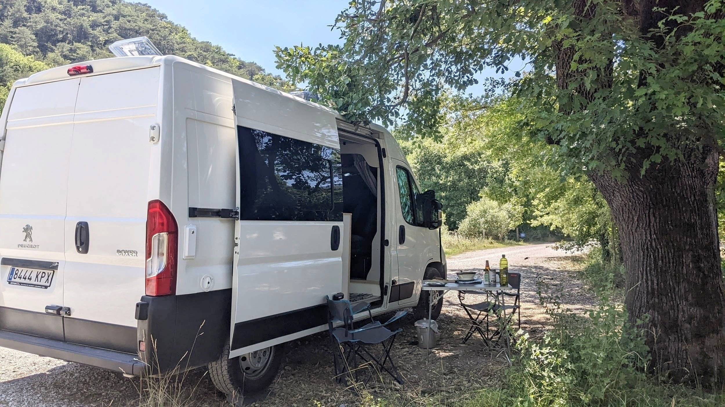 Ansicht von hinten Peugeot Boxer - Yescapa