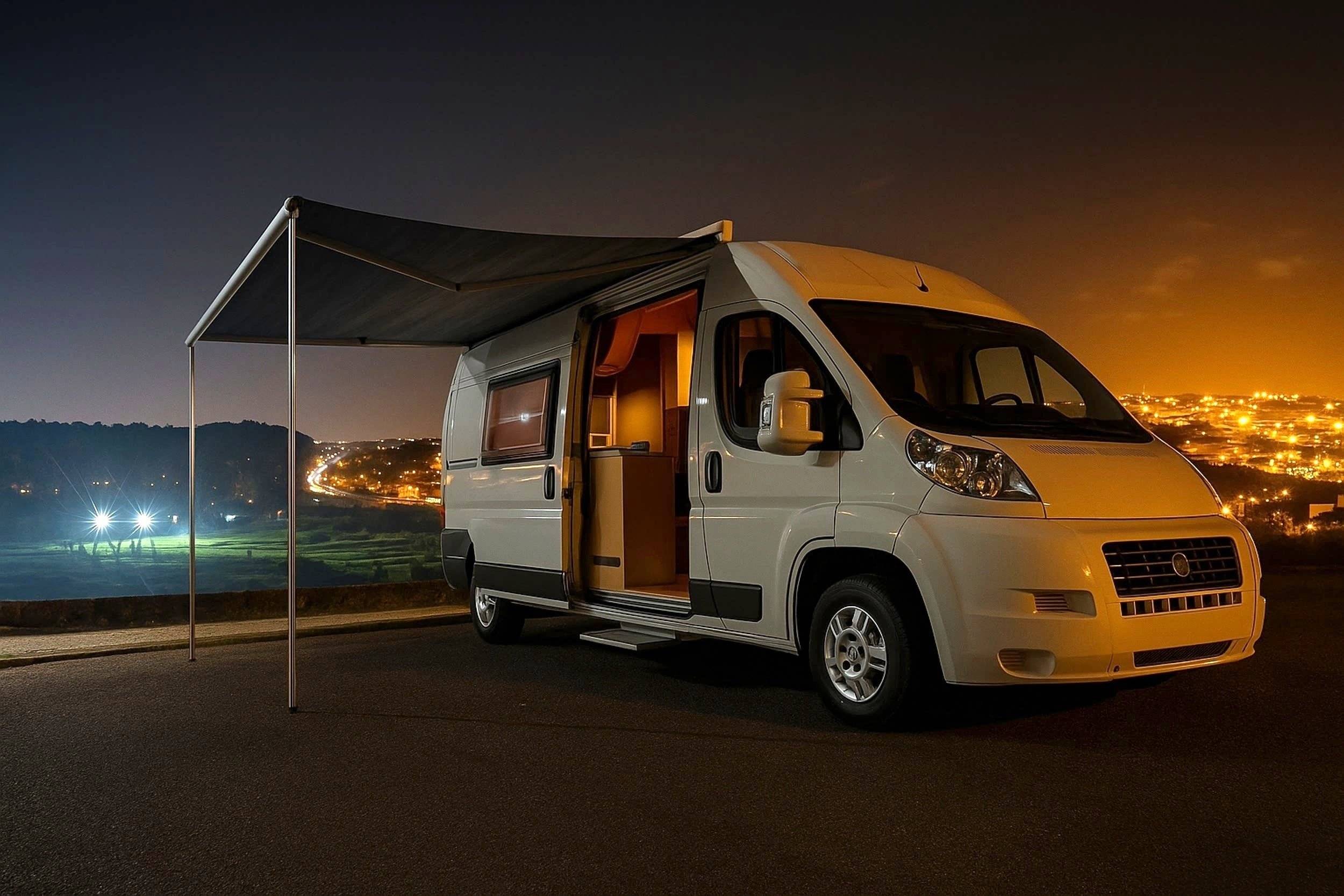 Front view from 3/4 Fiat - Yescapa