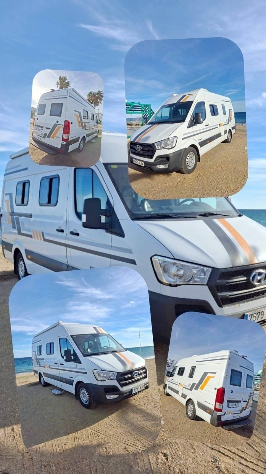 Voorkant 3/4 Hyundai Hyundai - Yescapa