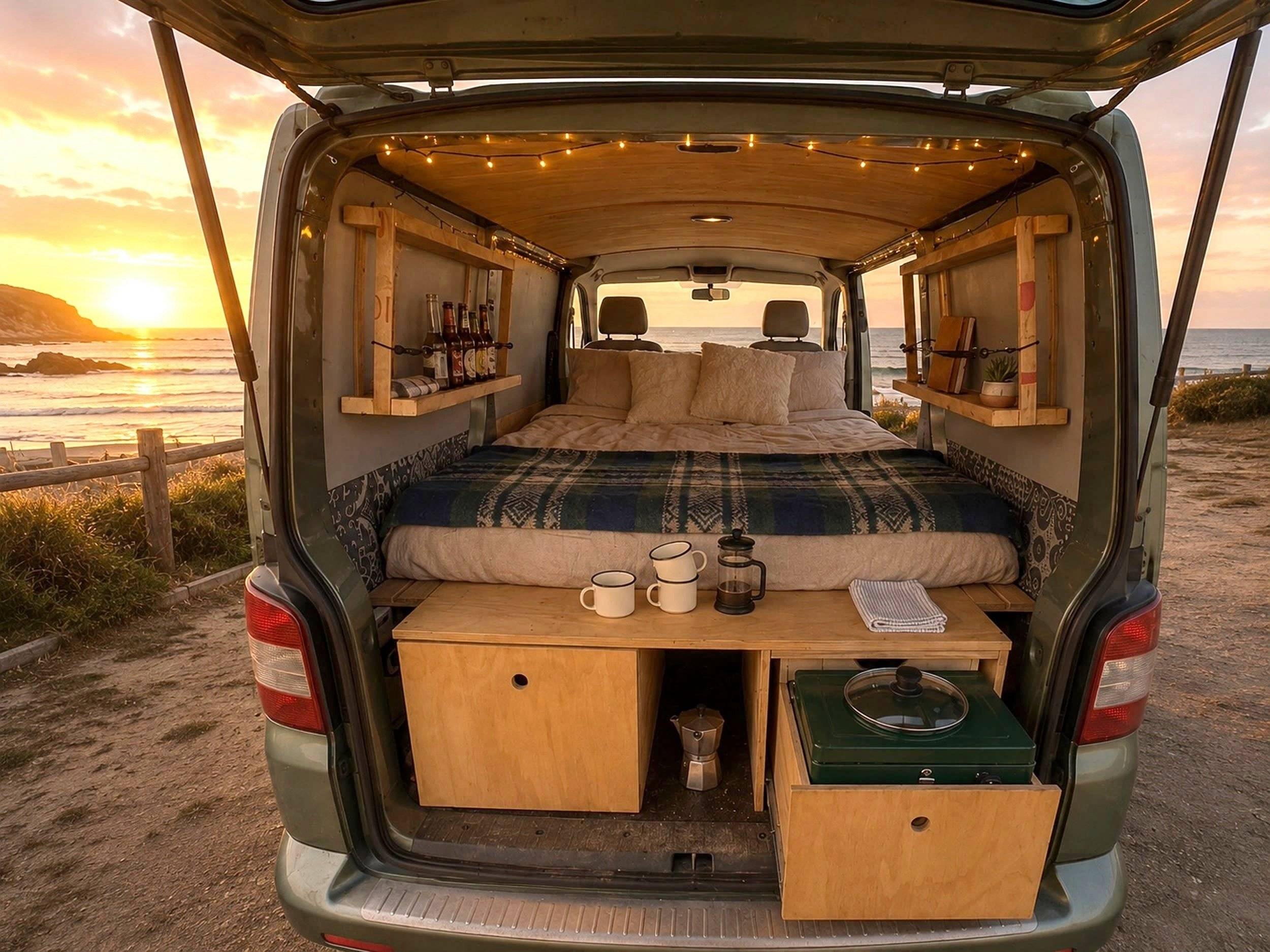Letti Volkswagen Volkswagen Transporter - Yescapa