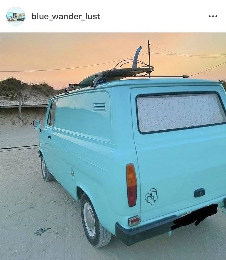 Vue arrière Ford Transit 125 ch - Yescapa