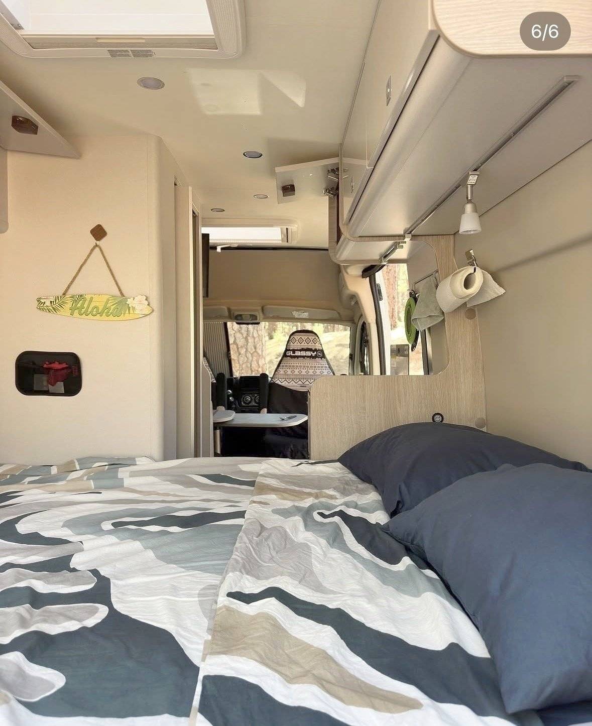 Slaapplaatsen Fiat Ducato 2,3 l 130 ch. - Yescapa