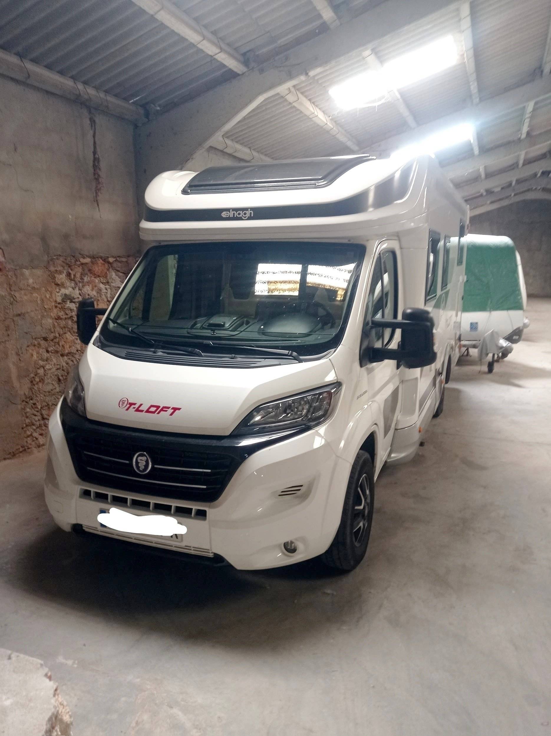 Vista de 3/4 Fiat Ducato 2,3 l 148 ch/Al-Ko - Yescapa