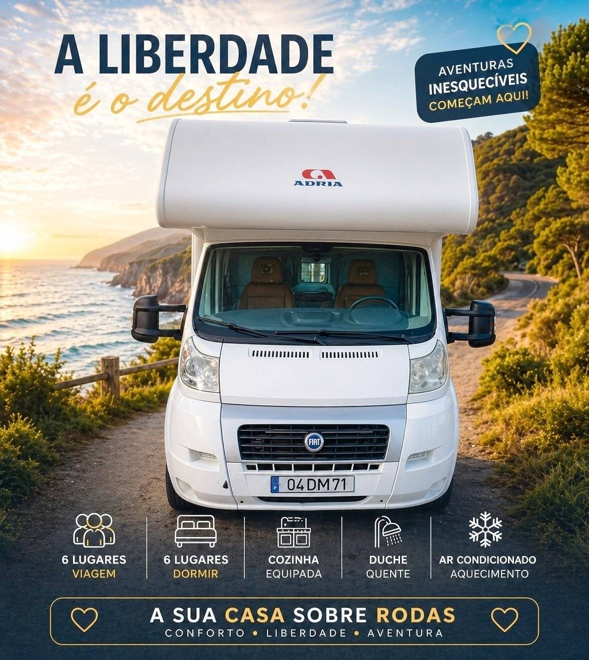 Vista del vehículo ángulo delantero  - Yescapa