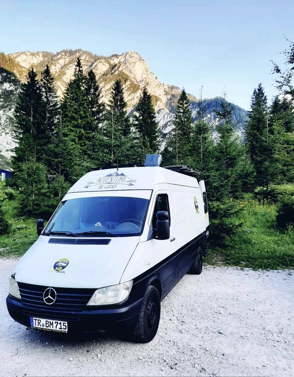 Mercedes Mit Dachterrasse + E-Bike