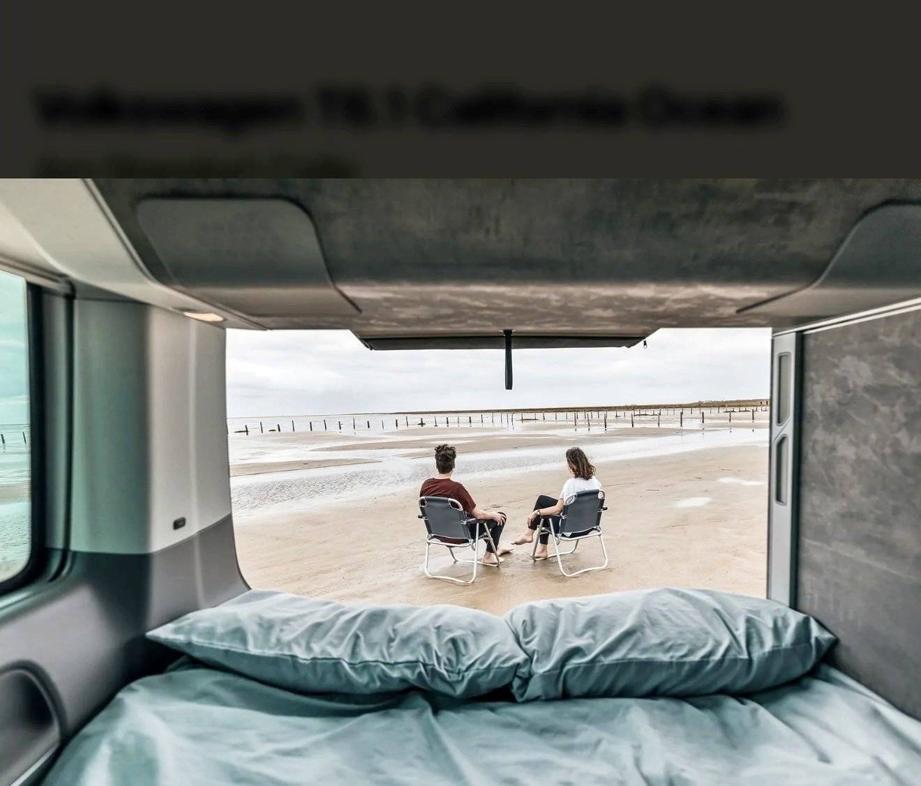 Couchages Volkswagen California Ocean T6.1 - Yescapa