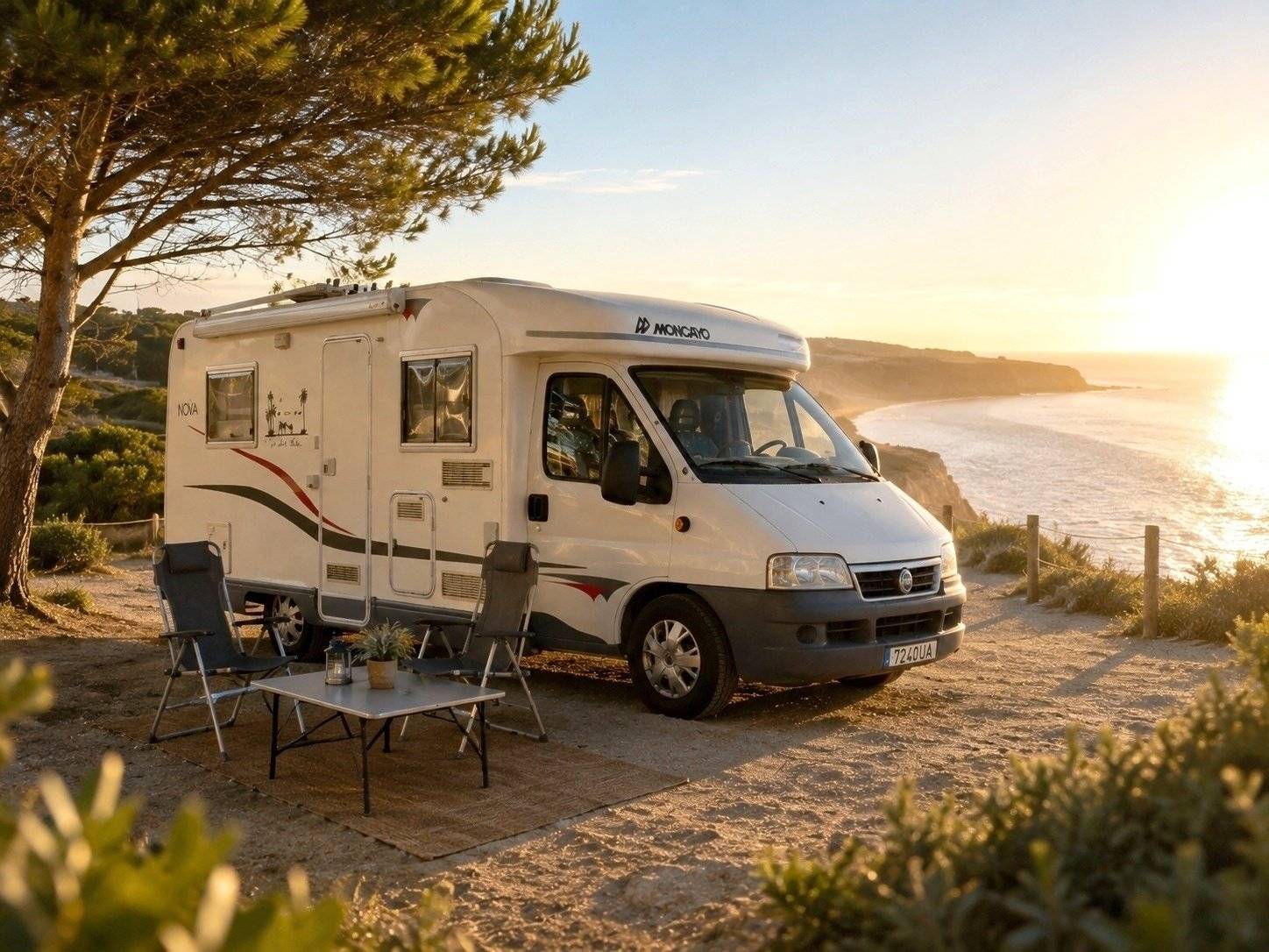 Vista del vehicle angle davanter  - Yescapa