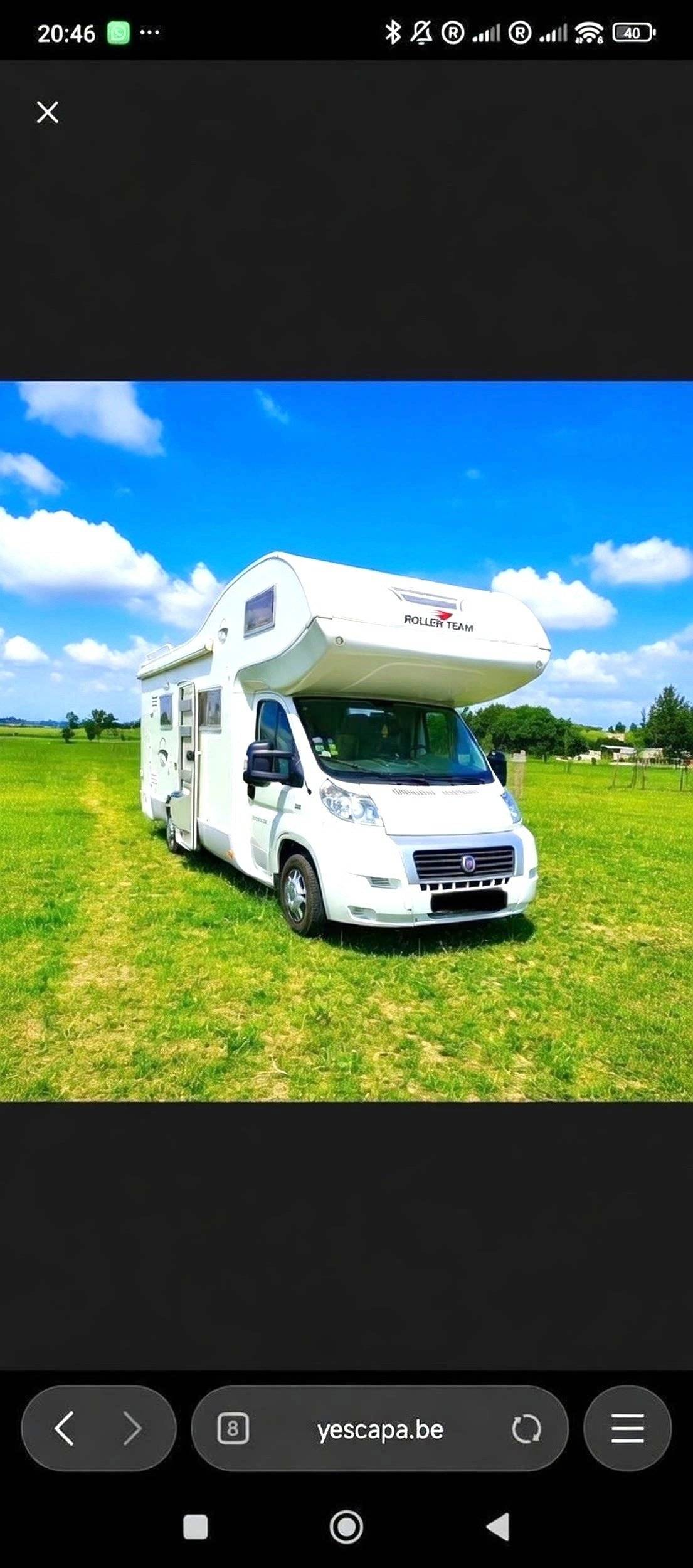 Vue avant de 3/4 Fiat Ducato 2,3 130 ch - Yescapa